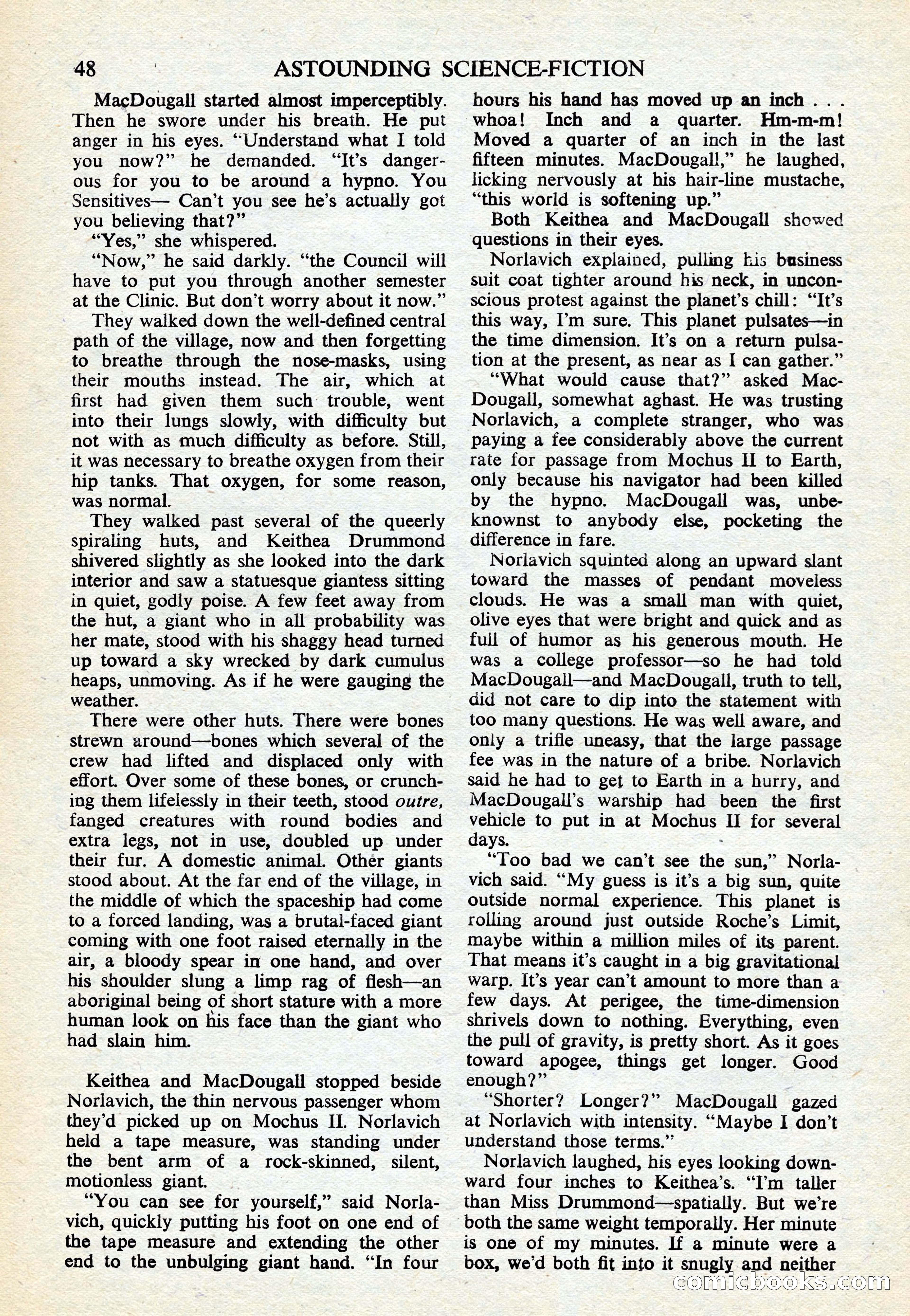Astounding Science Fiction, British Edition — page 50 of 68