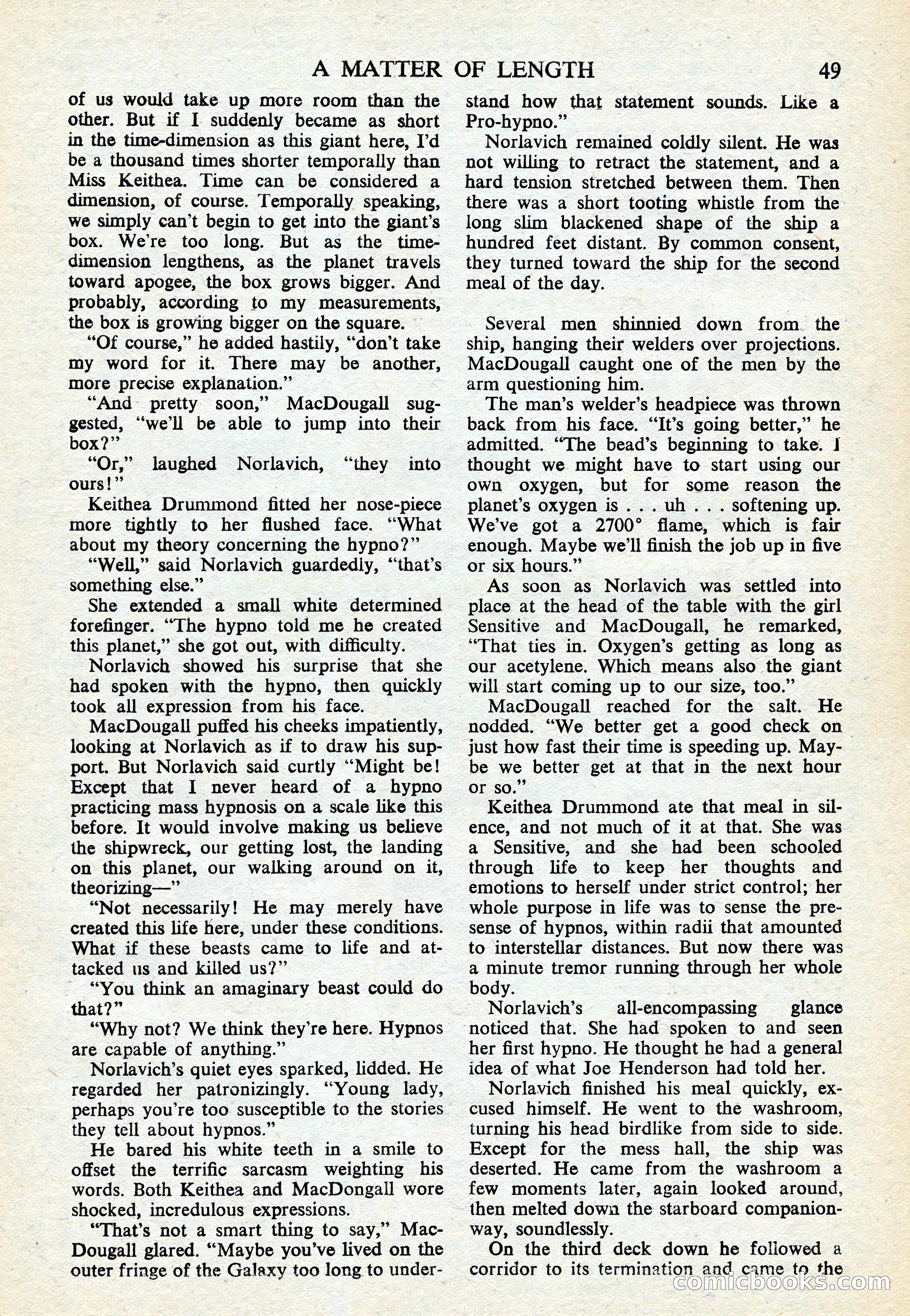 Astounding Science Fiction, British Edition — page 51 of 68