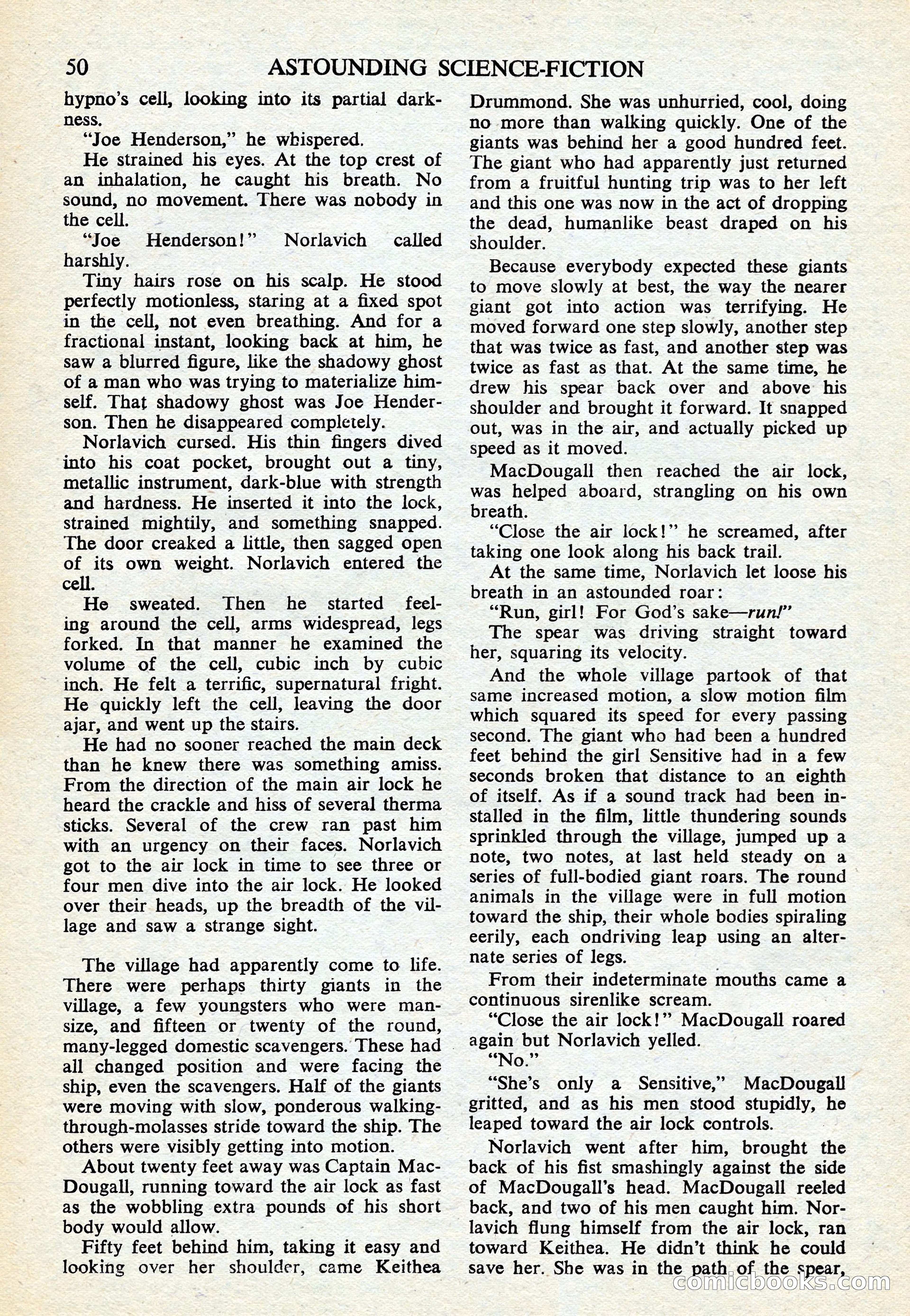 Astounding Science Fiction, British Edition — page 52 of 68