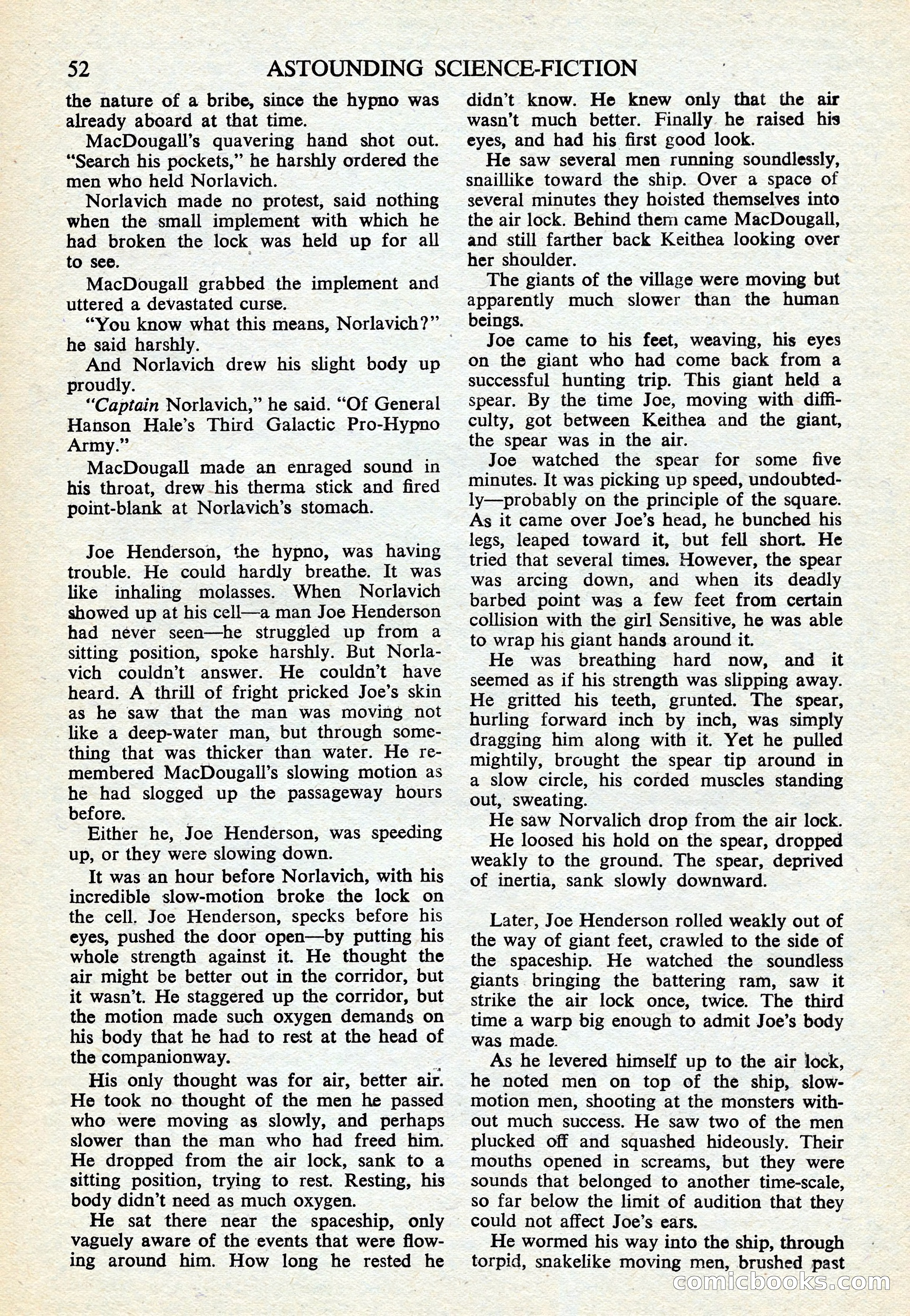 Astounding Science Fiction, British Edition — page 54 of 68