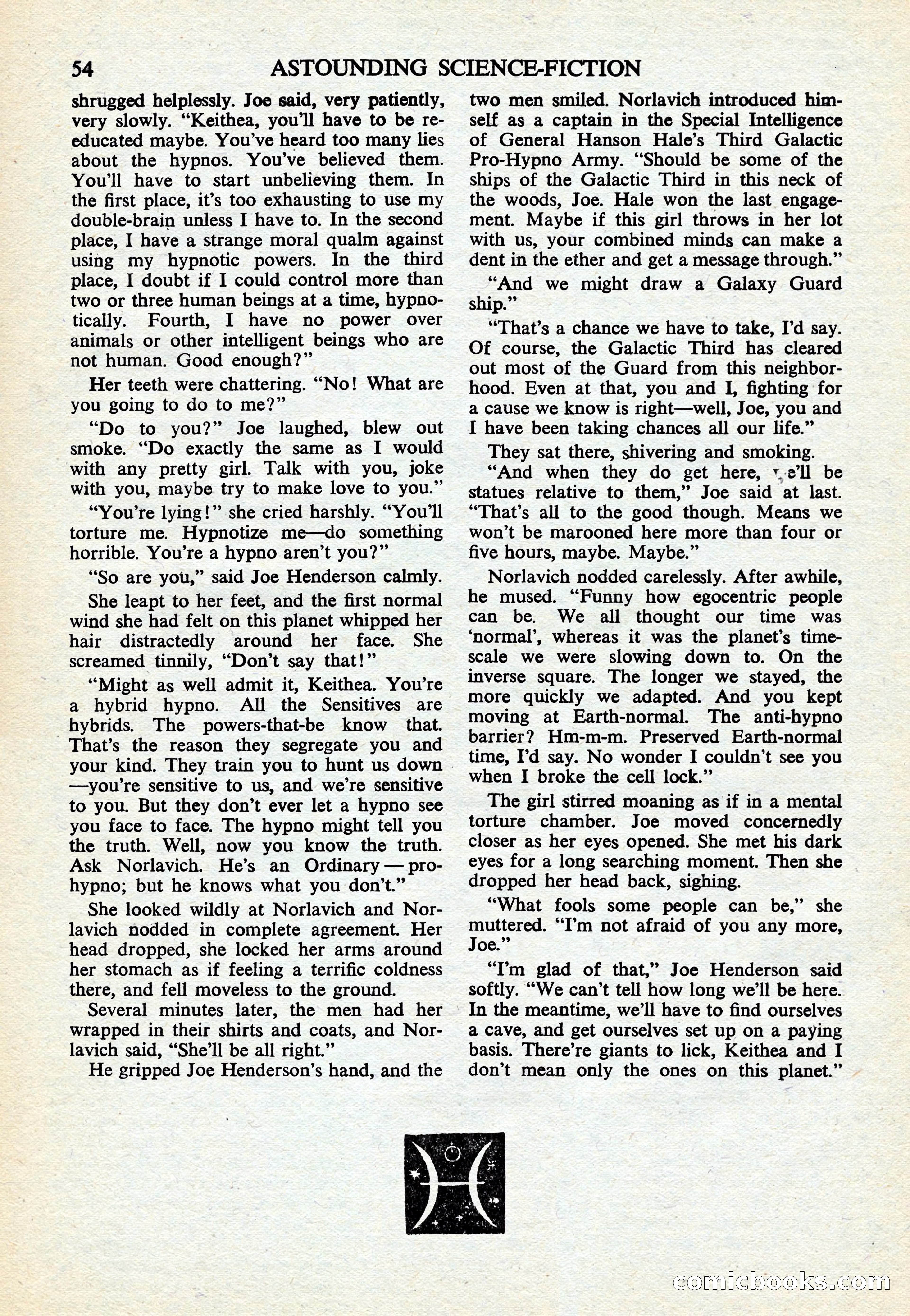 Astounding Science Fiction, British Edition — page 56 of 68
