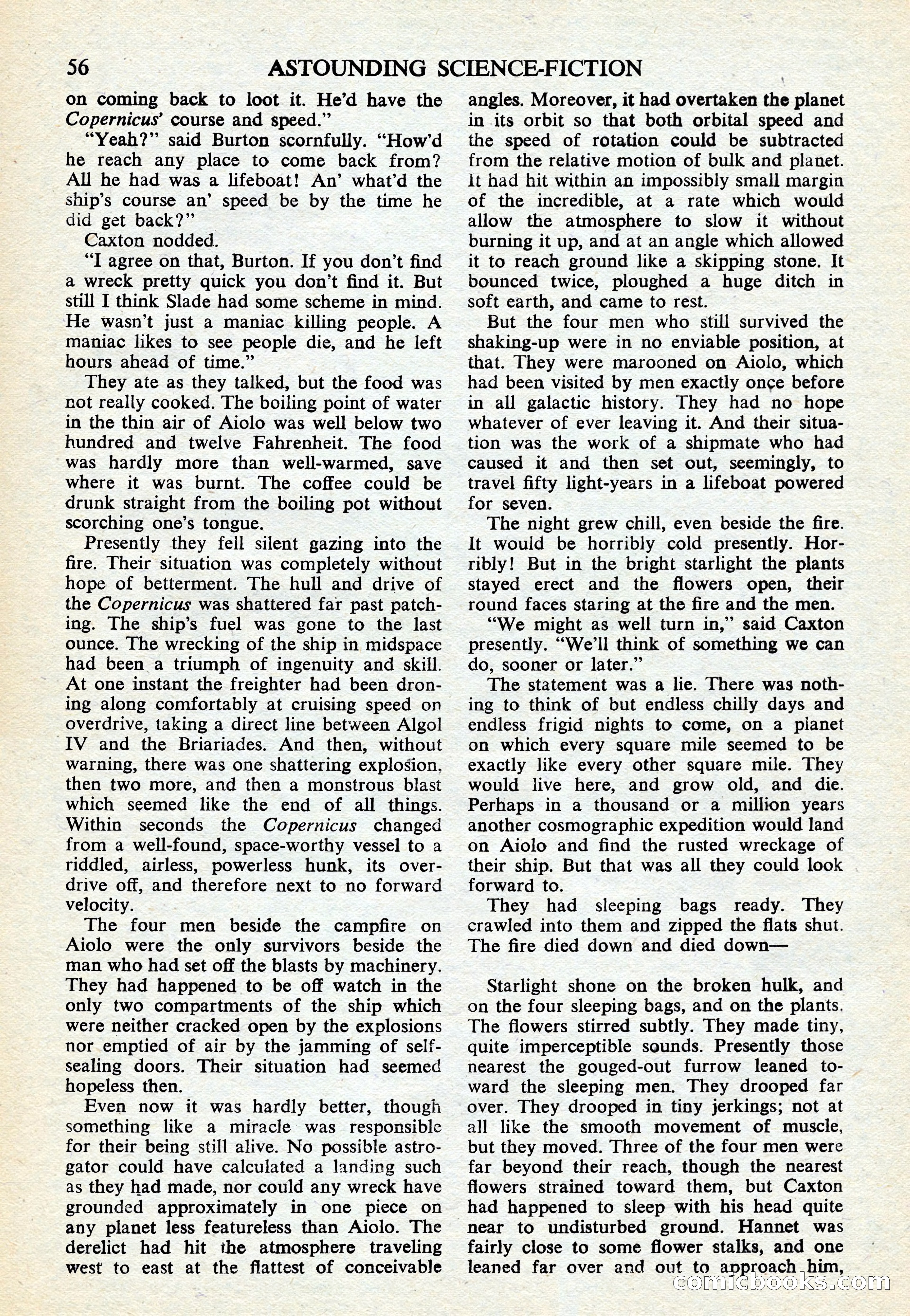 Astounding Science Fiction, British Edition — page 58 of 68
