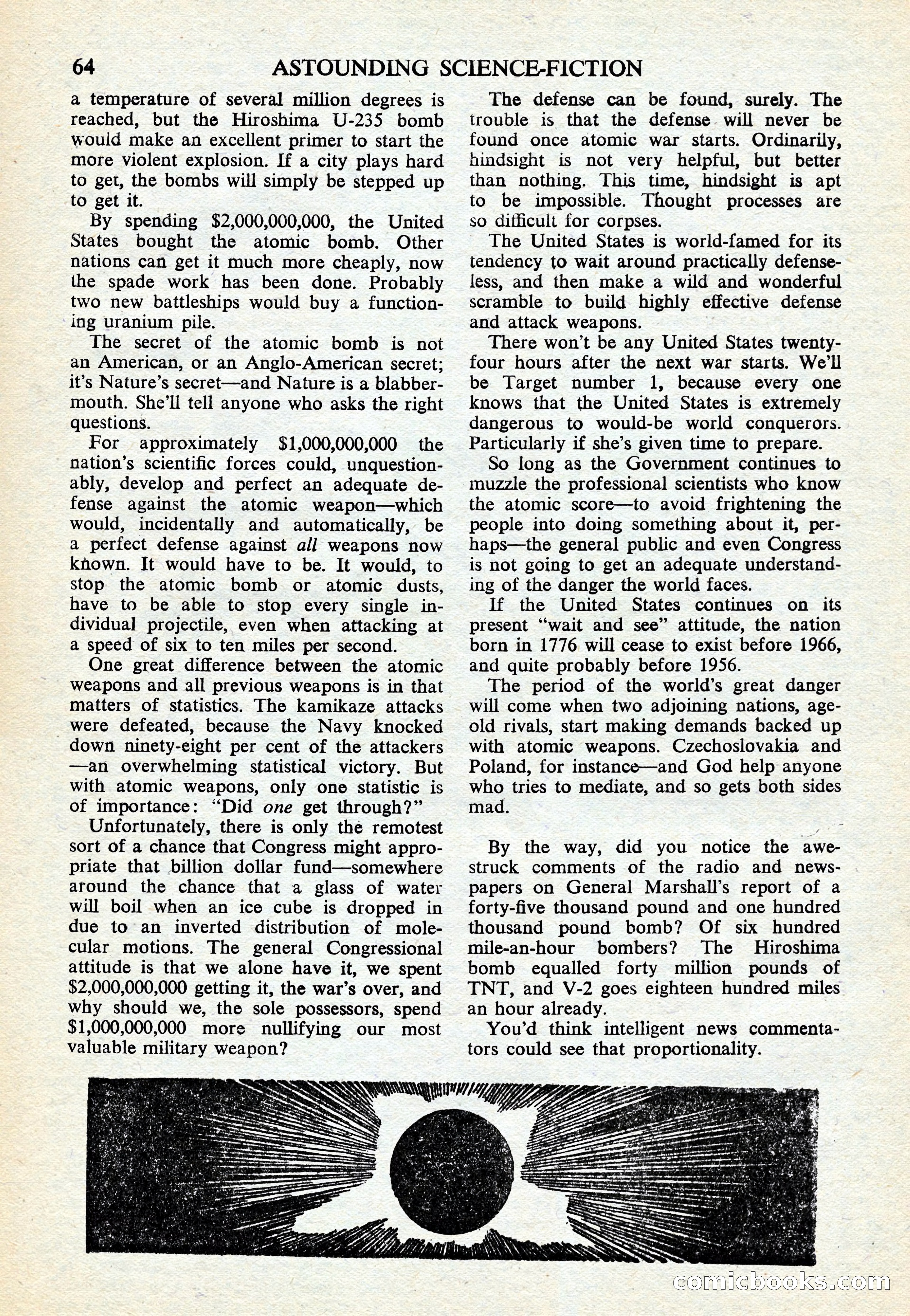 Astounding Science Fiction, British Edition — page 66 of 68
