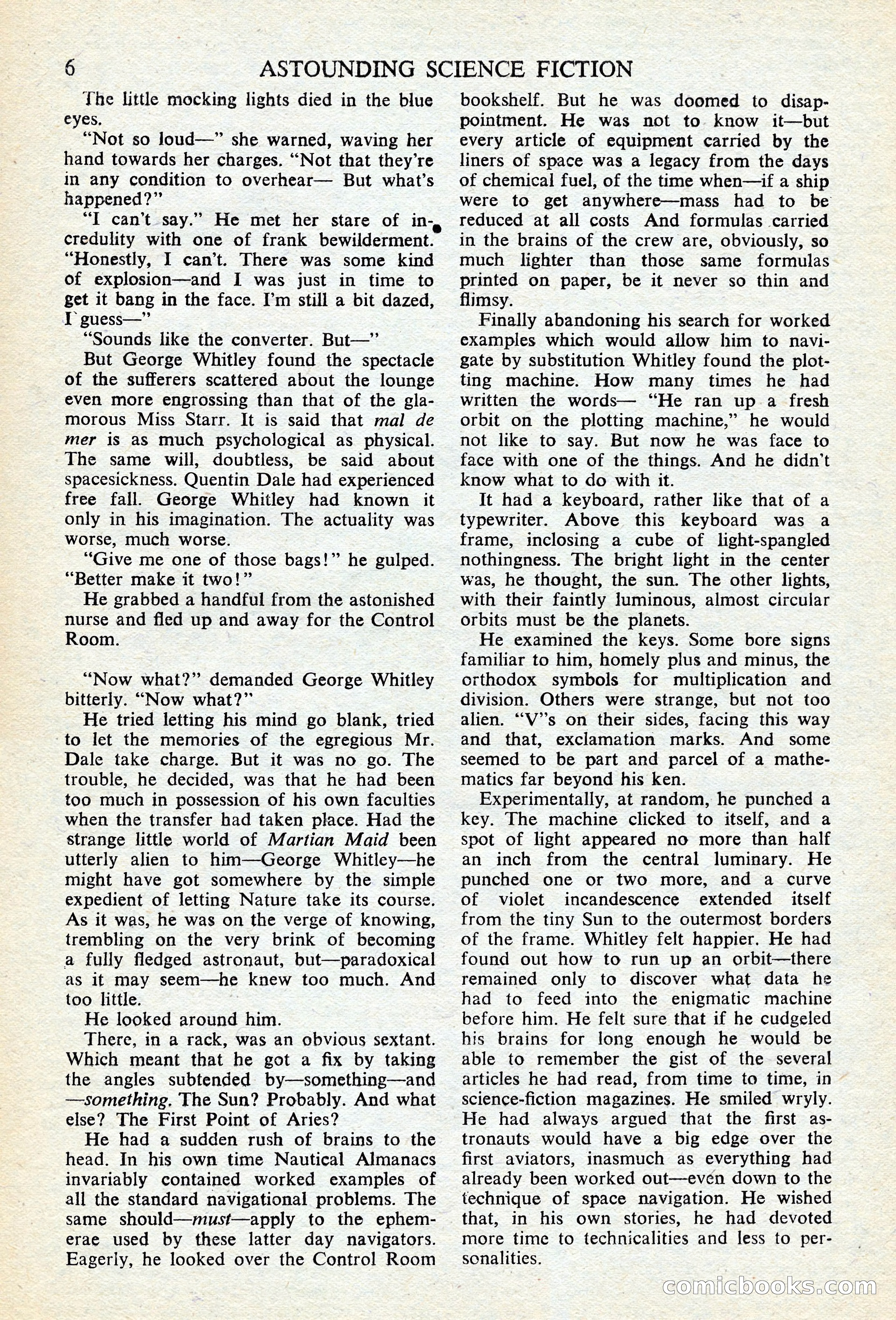 Astounding Science Fiction (British edition) — page 8 of 68