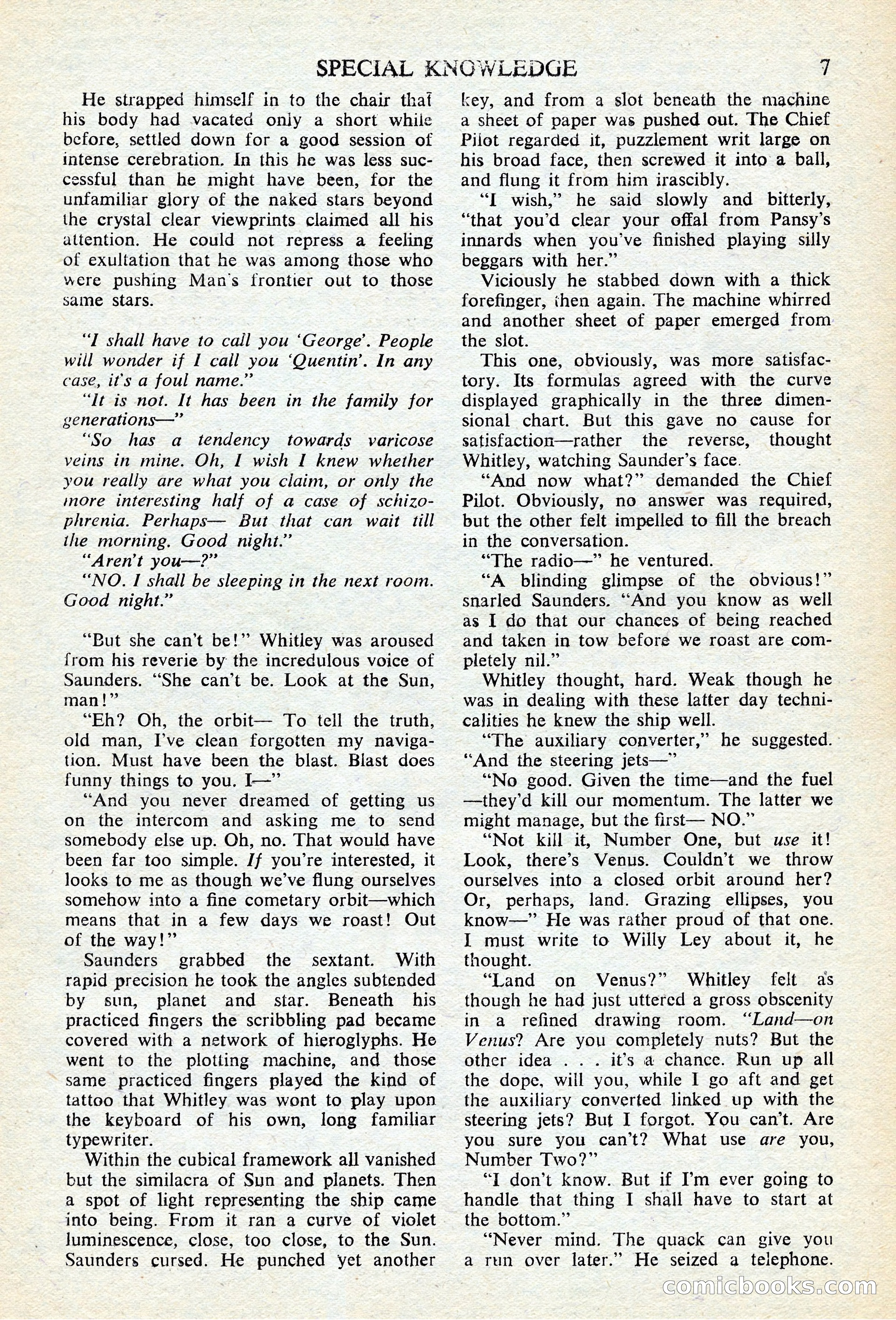 Astounding Science Fiction (British edition) — page 9 of 68