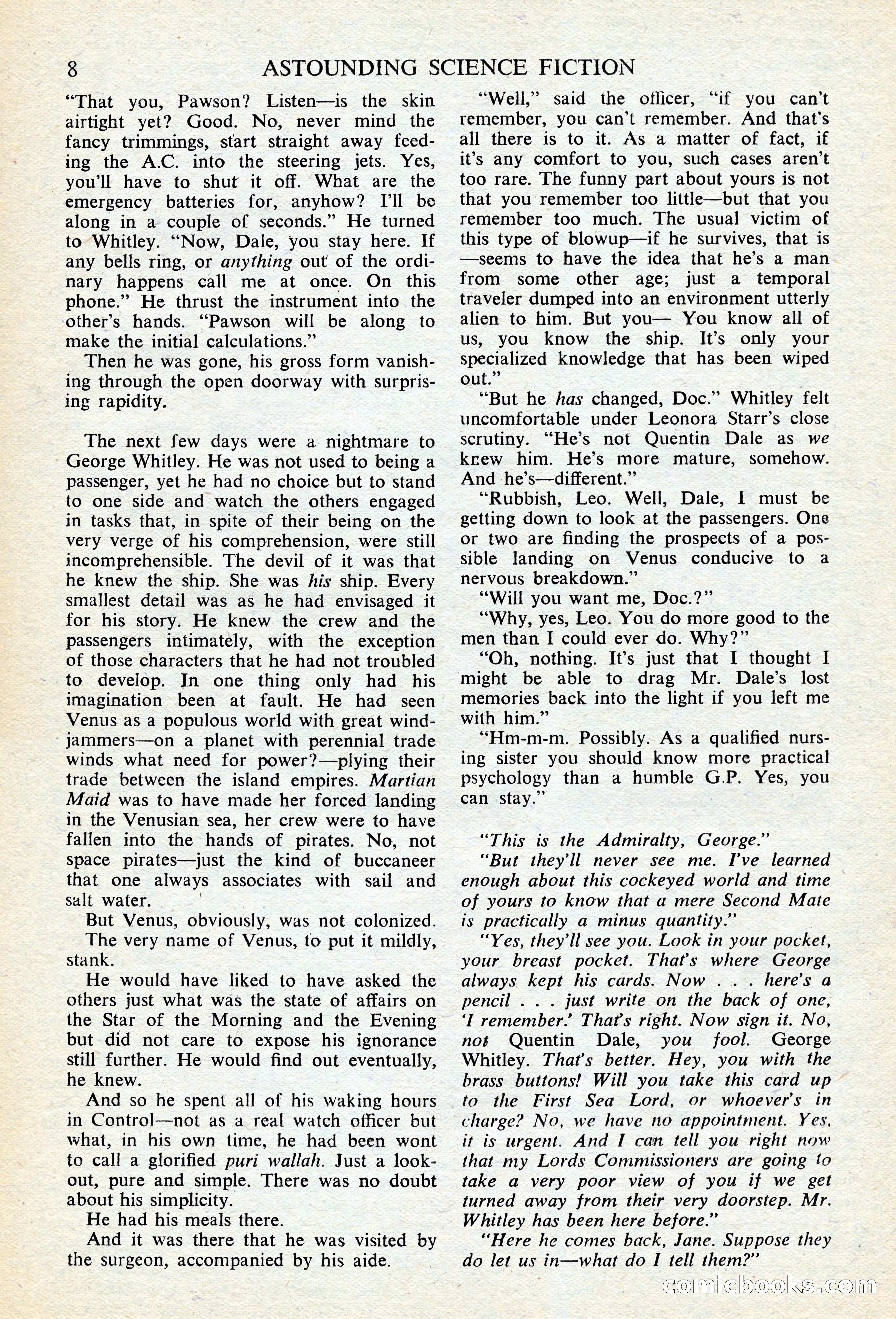 Astounding Science Fiction (British edition) — page 10 of 68