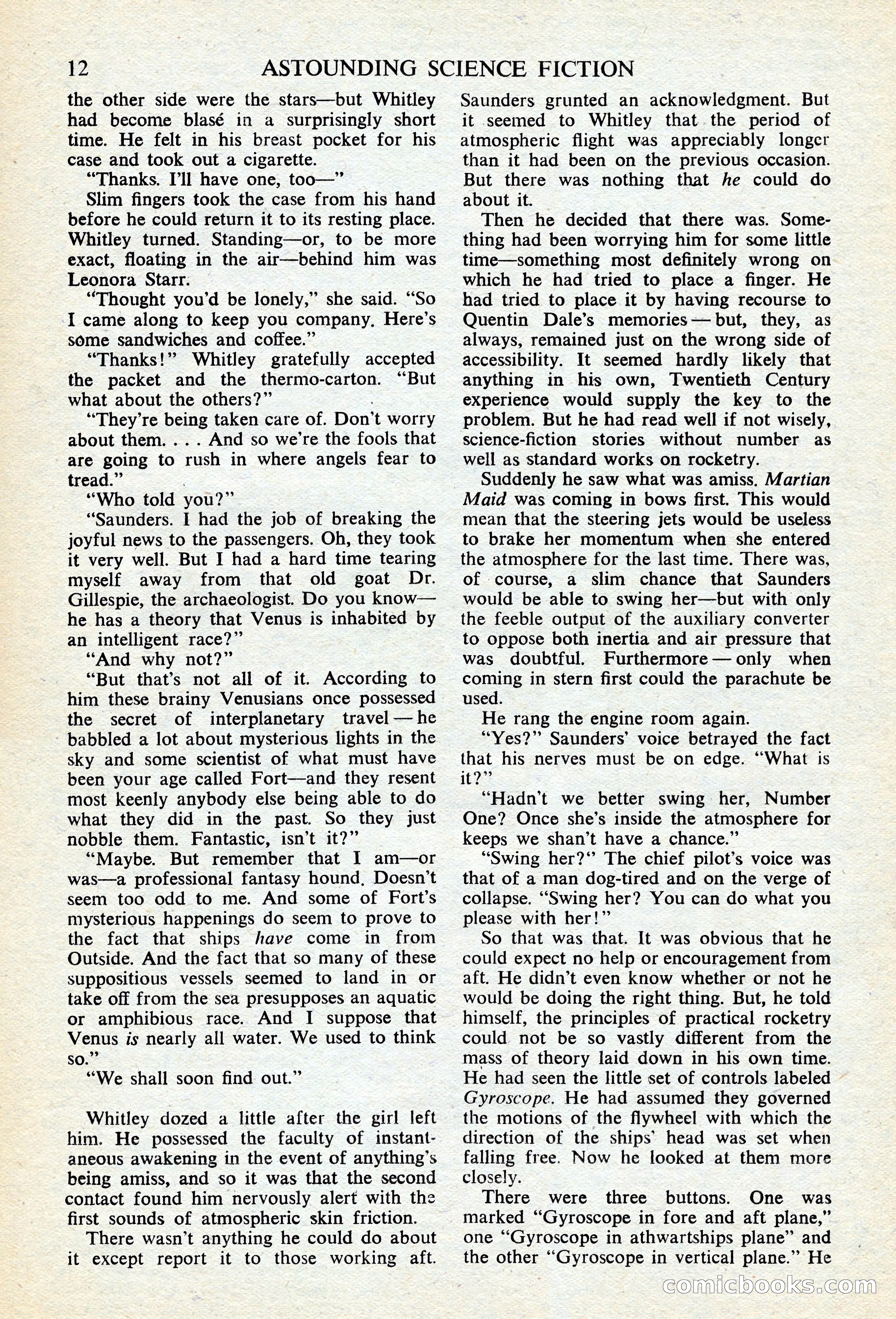 Astounding Science Fiction (British edition) — page 14 of 68