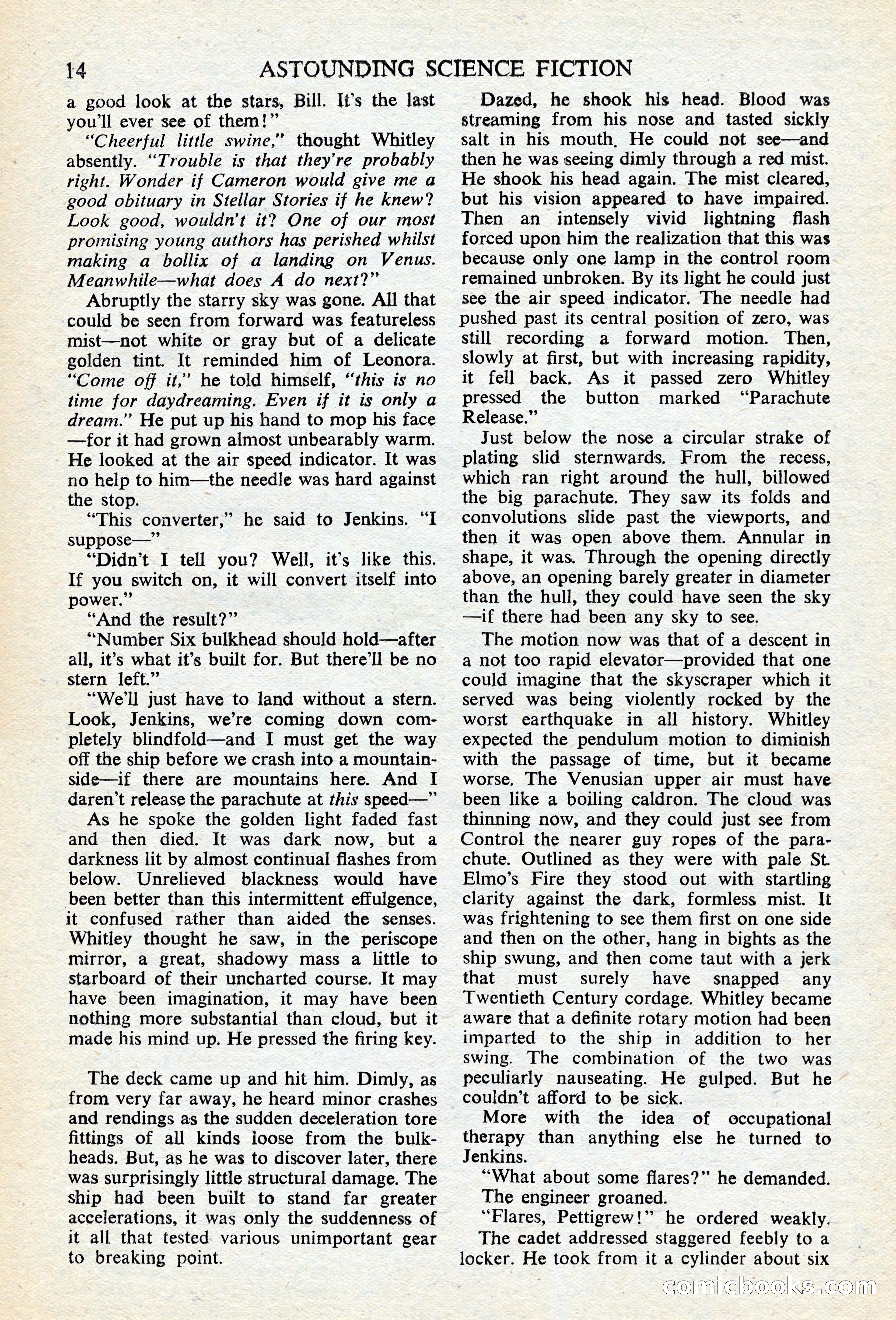 Astounding Science Fiction (British edition) — page 16 of 68