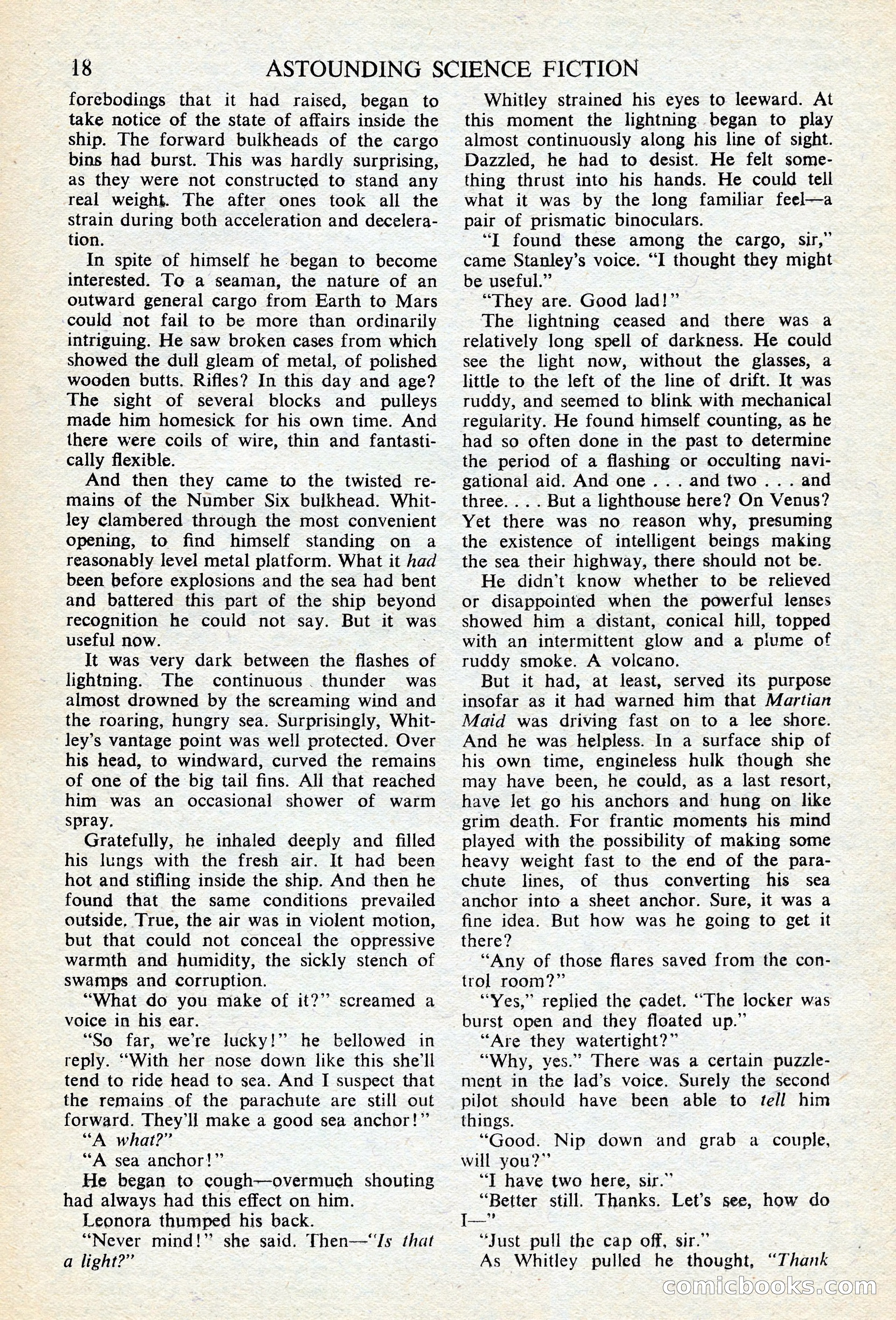 Astounding Science Fiction (British edition) — page 20 of 68