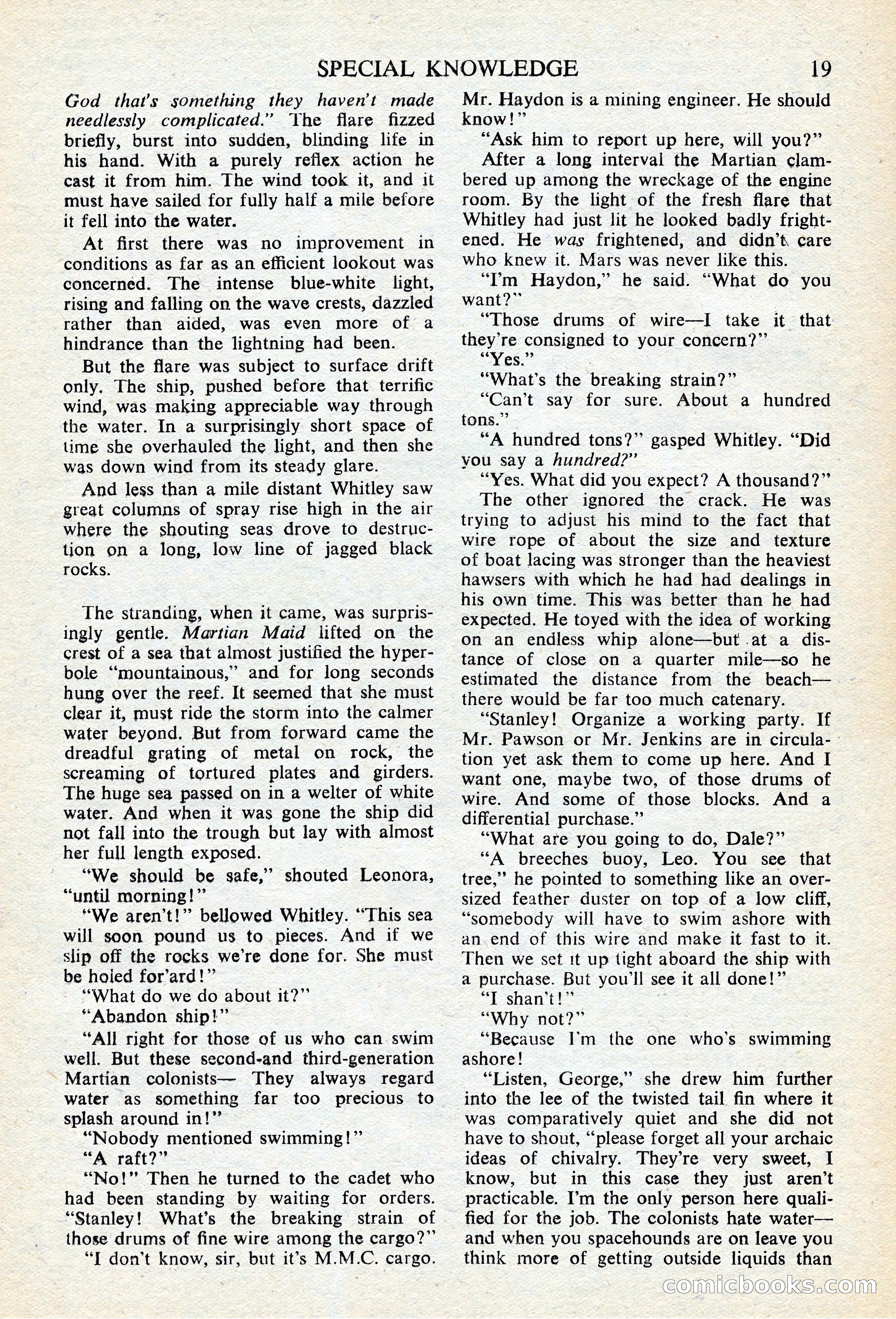 Astounding Science Fiction (British edition) — page 21 of 68