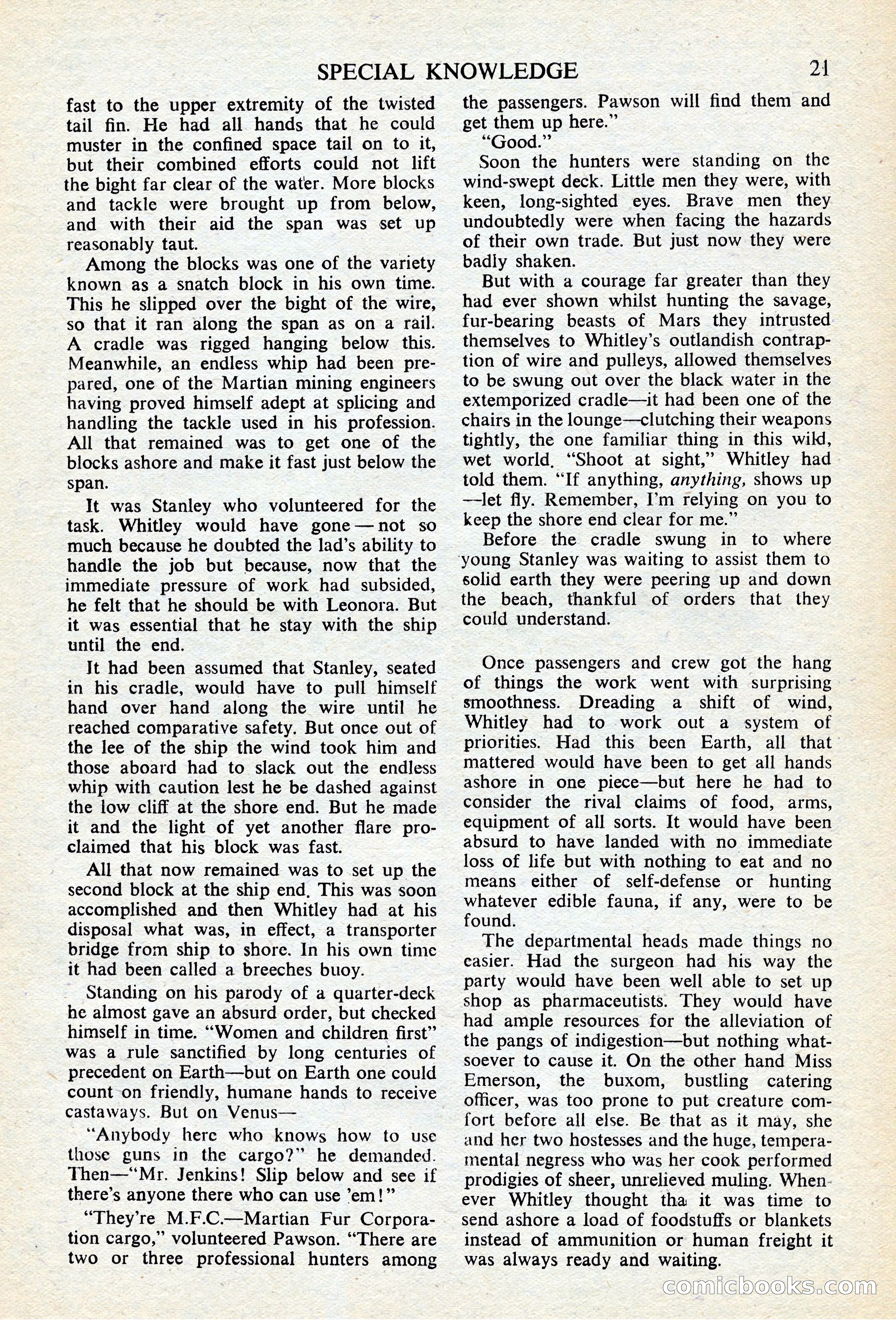 Astounding Science Fiction (British edition) — page 23 of 68
