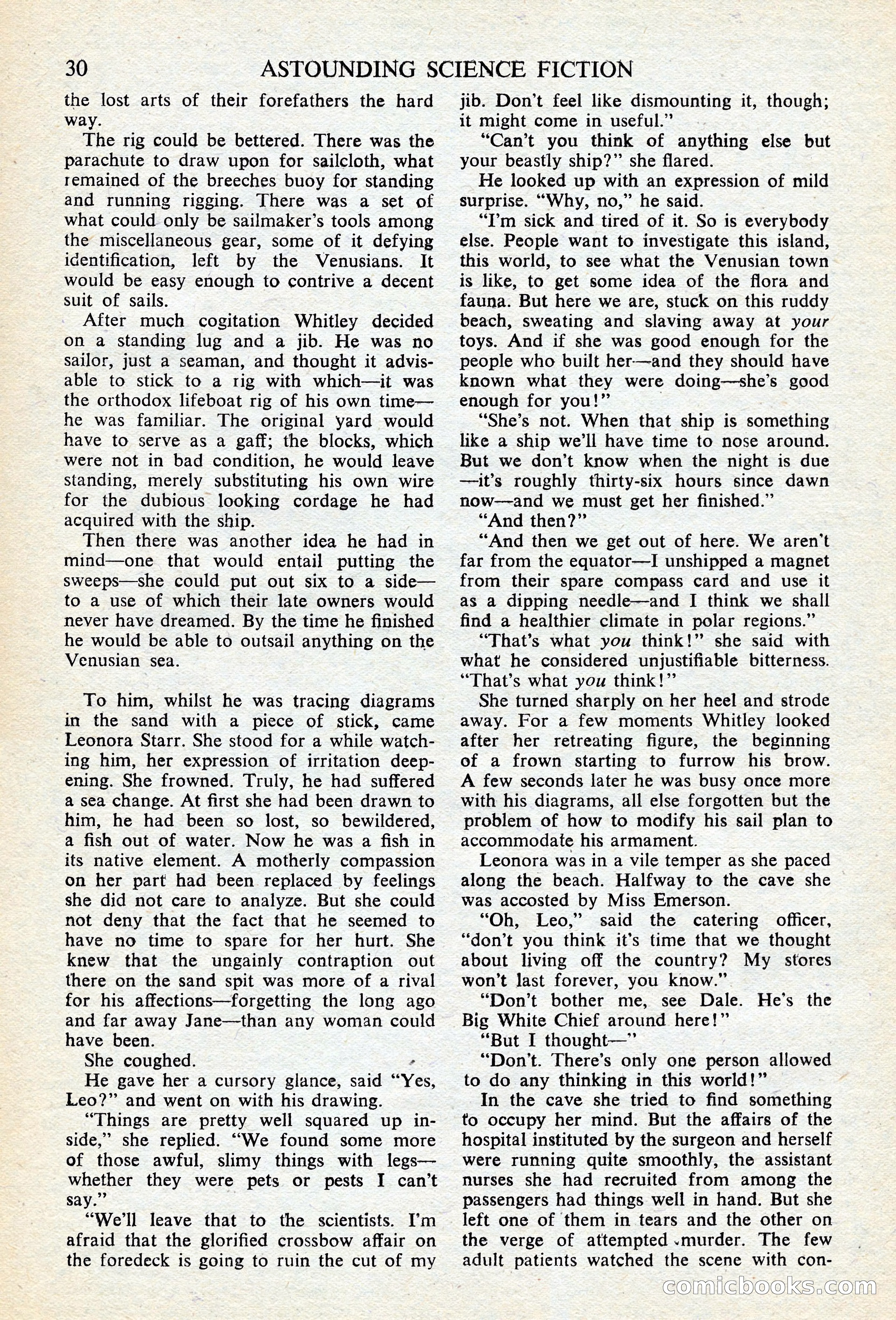 Astounding Science Fiction (British edition) — page 32 of 68