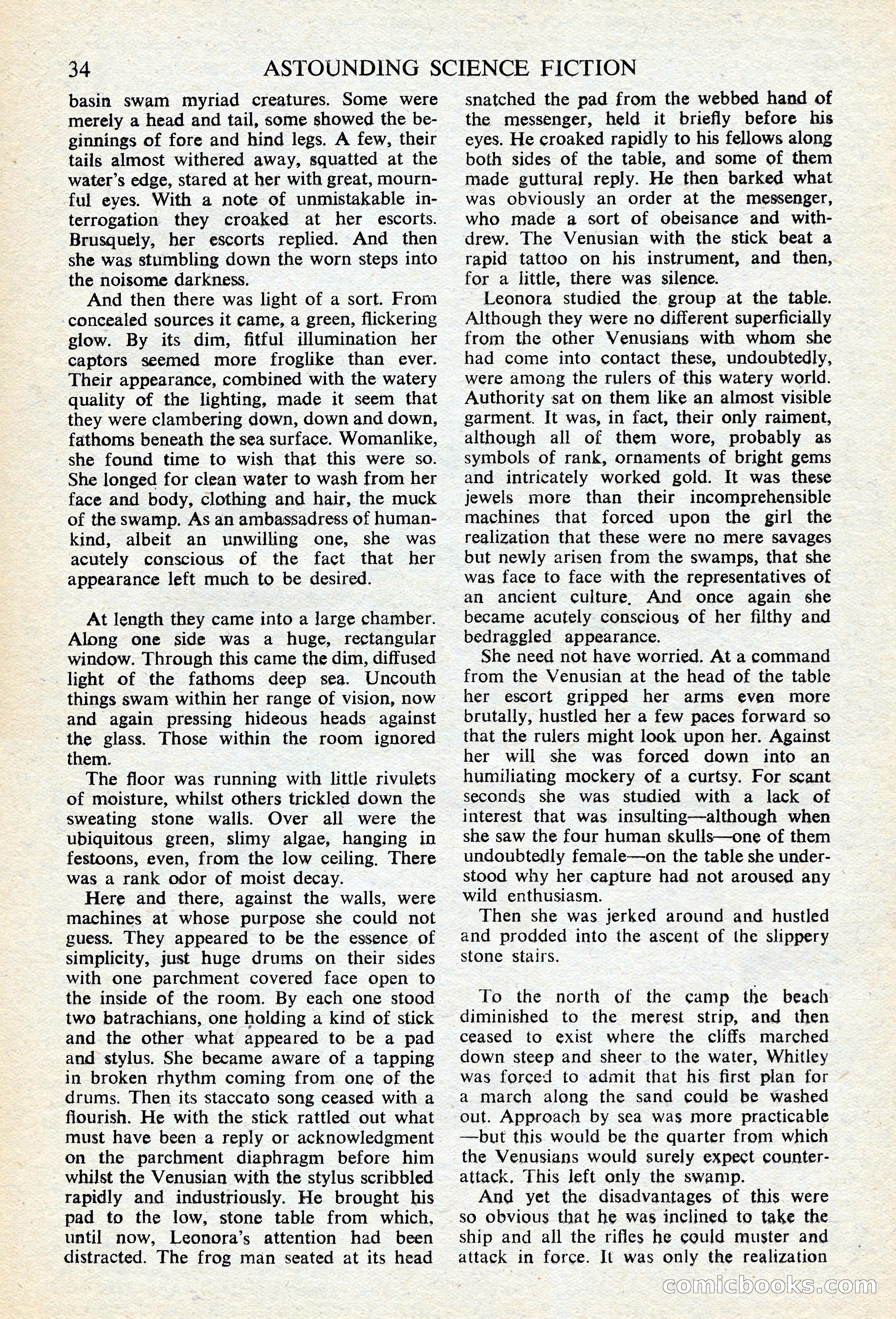Astounding Science Fiction (British edition) — page 36 of 68