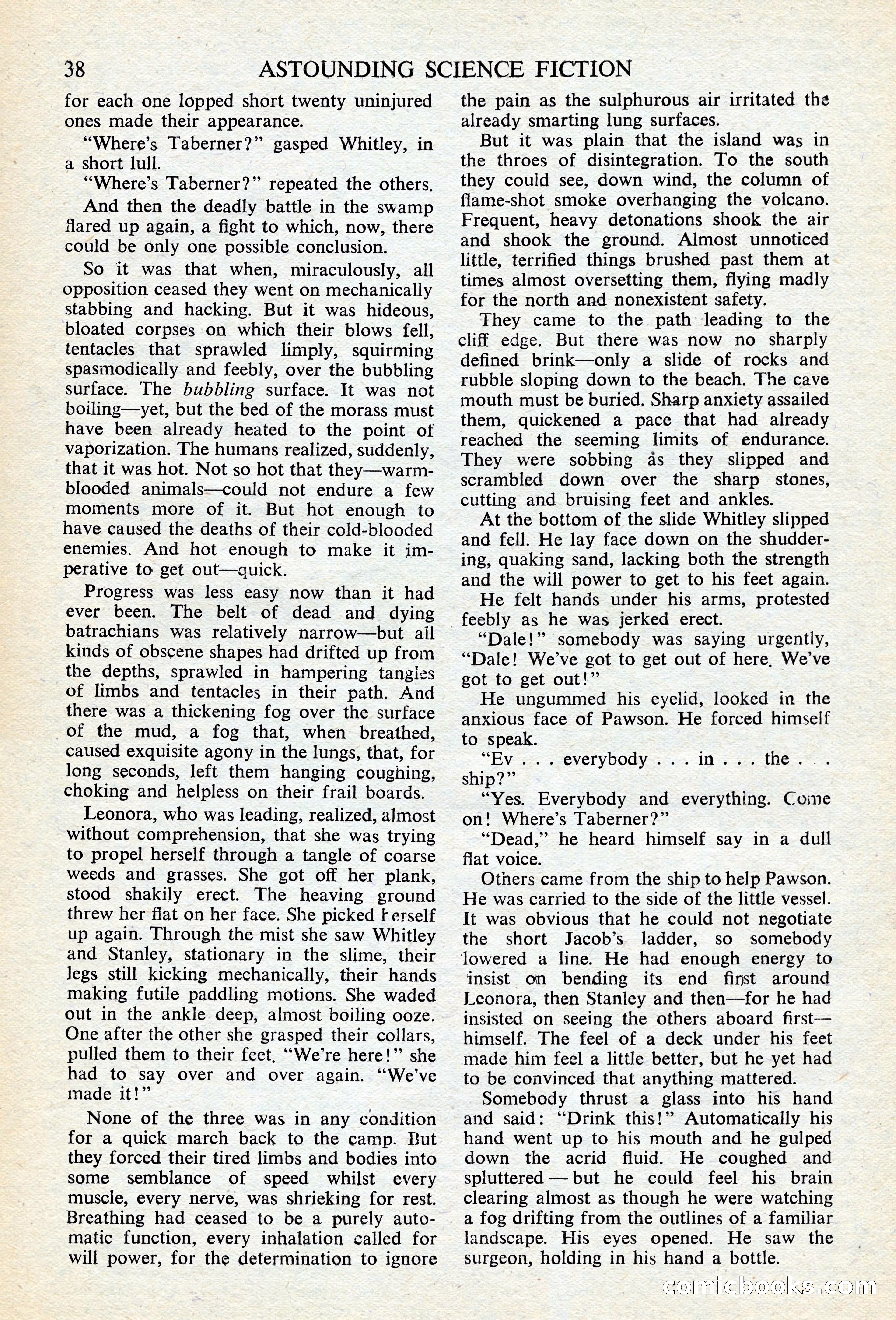 Astounding Science Fiction (British edition) — page 40 of 68