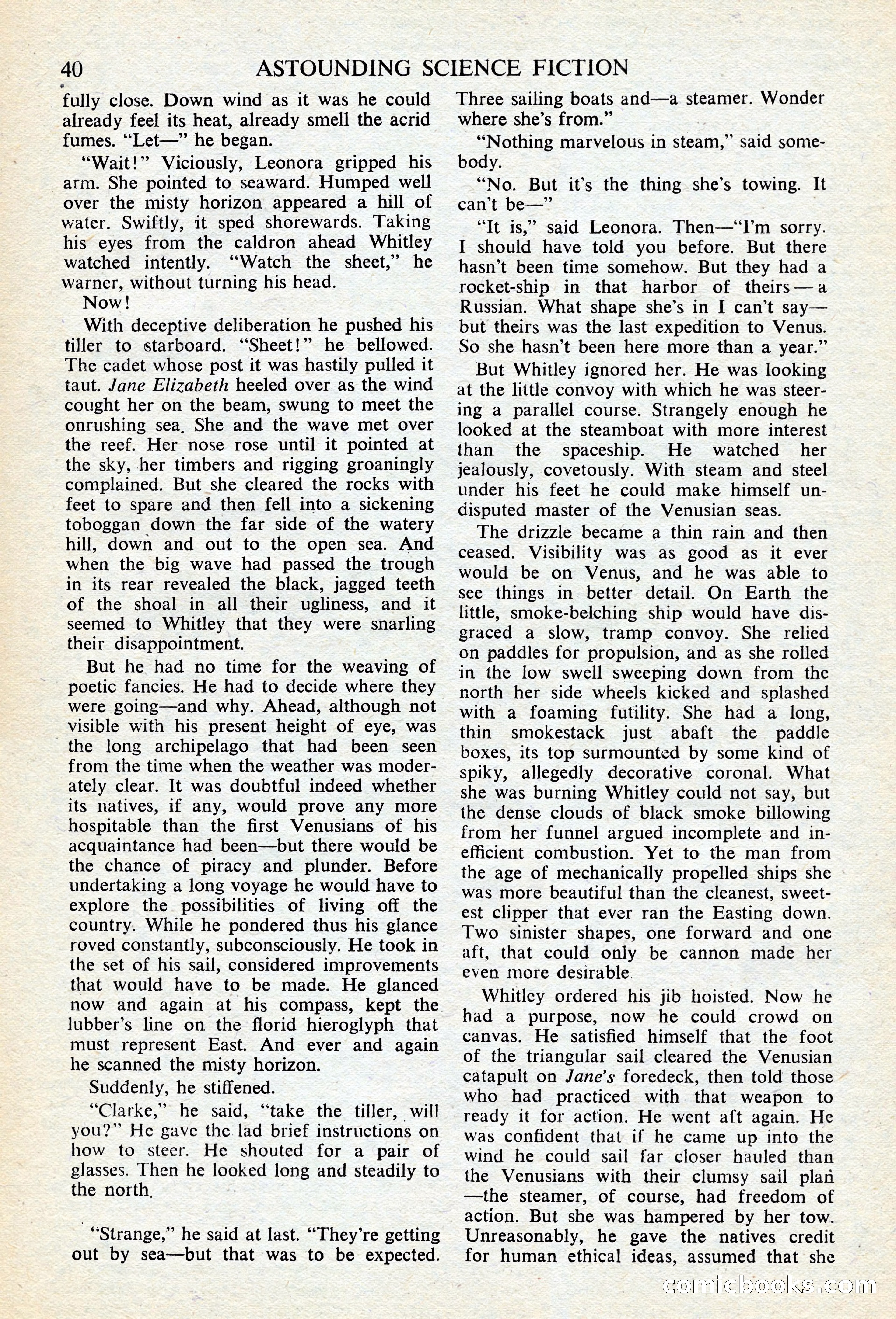 Astounding Science Fiction (British edition) — page 42 of 68