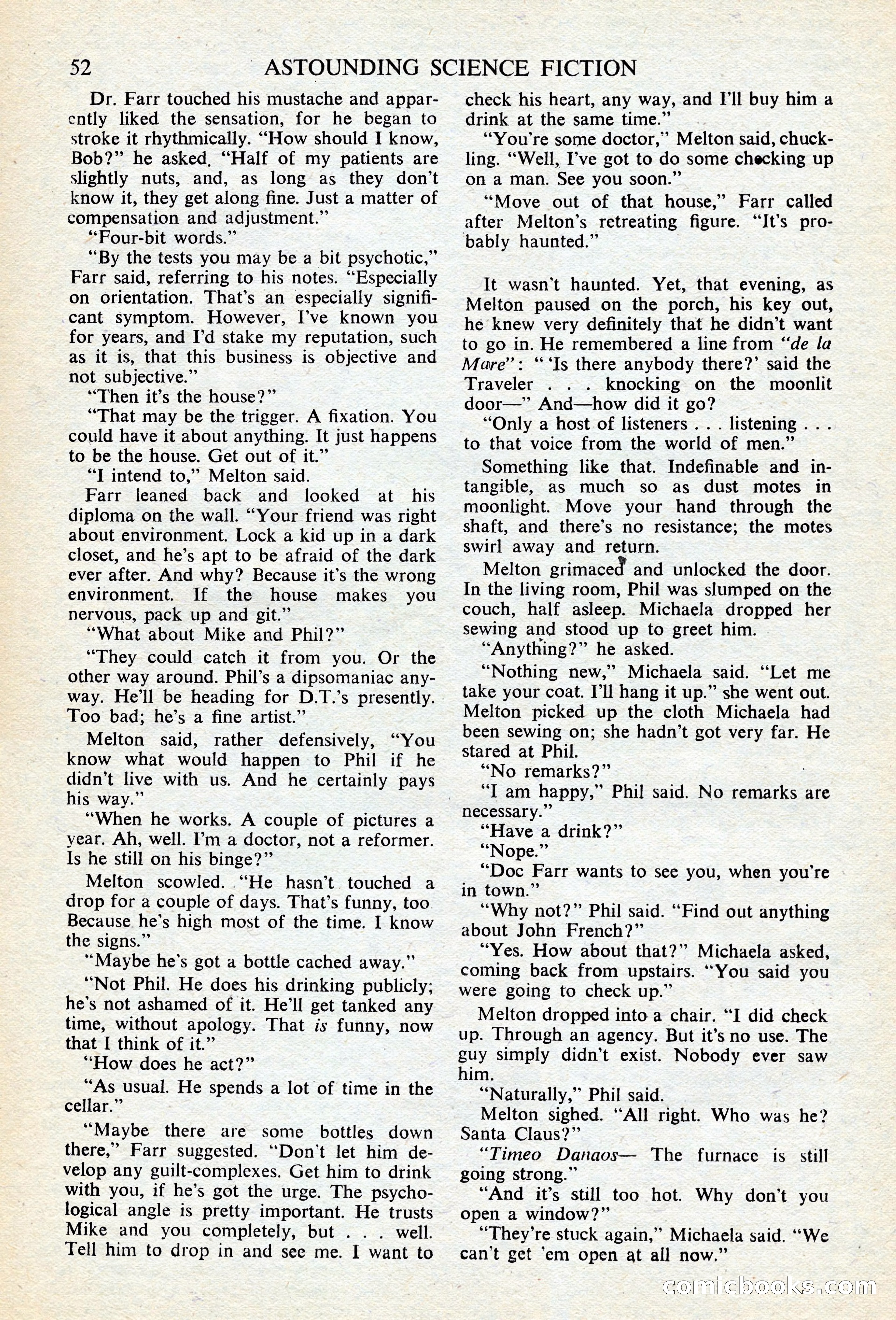 Astounding Science Fiction (British edition) — page 54 of 68