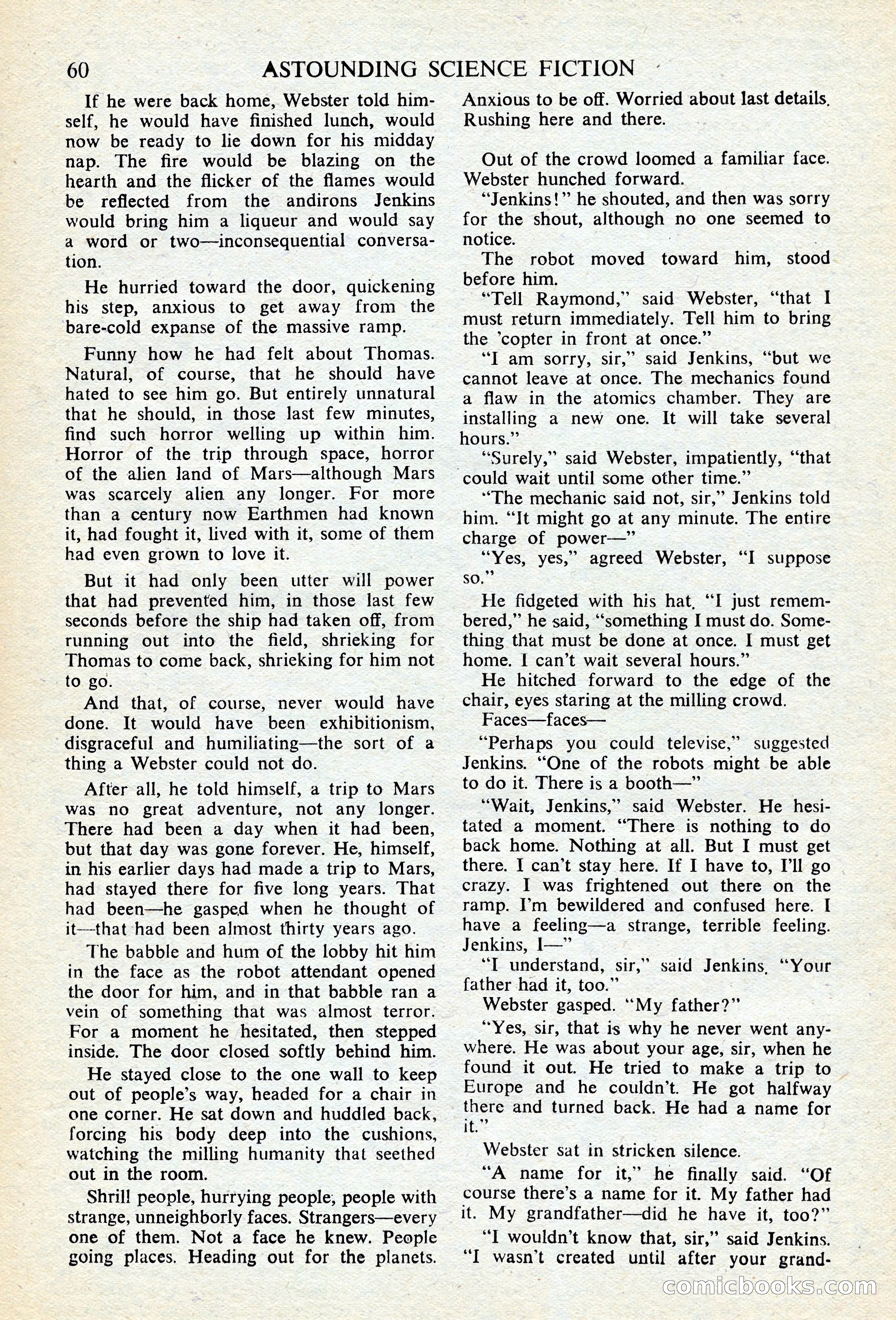 Astounding Science Fiction (British edition) — page 62 of 68