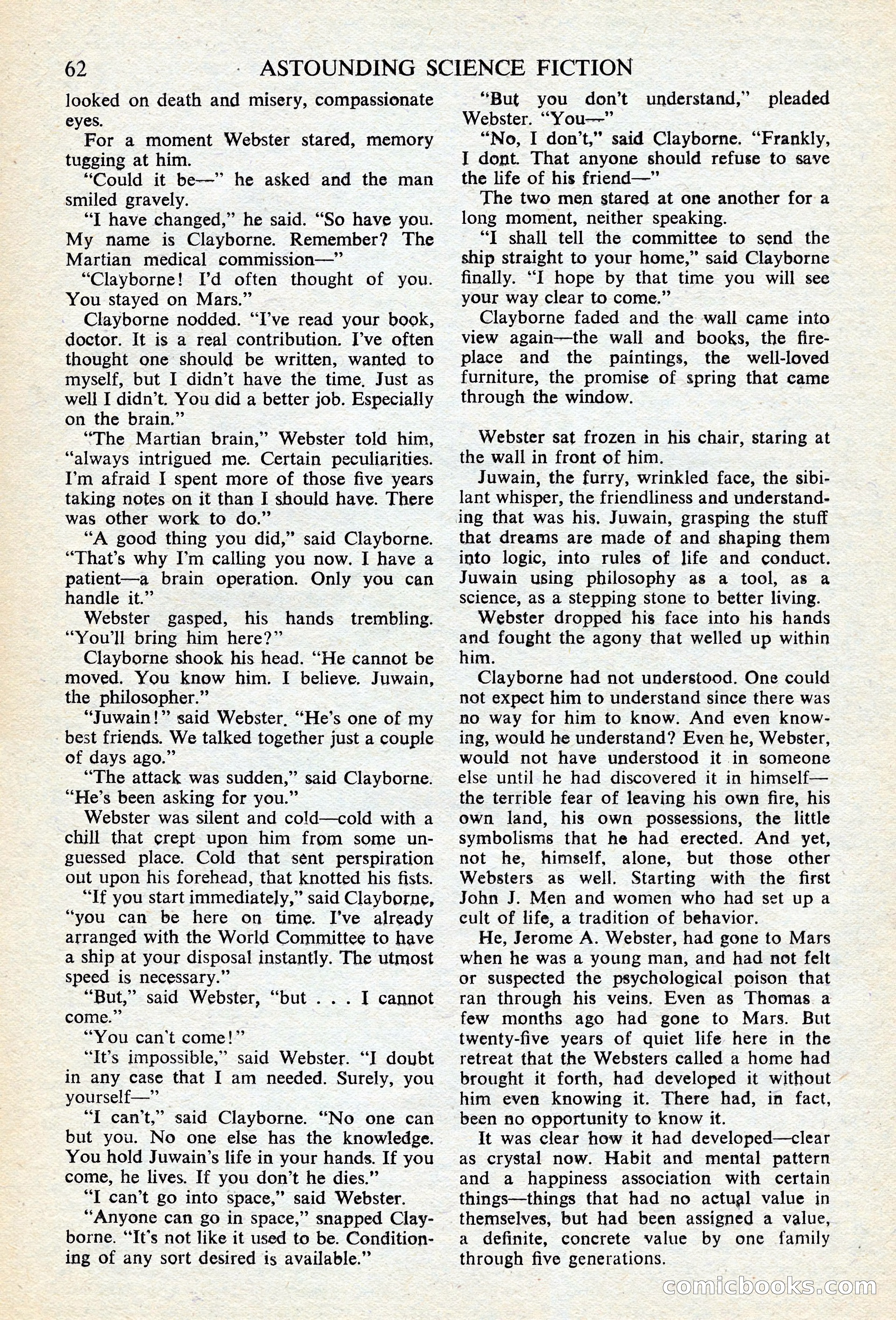Astounding Science Fiction (British edition) — page 64 of 68