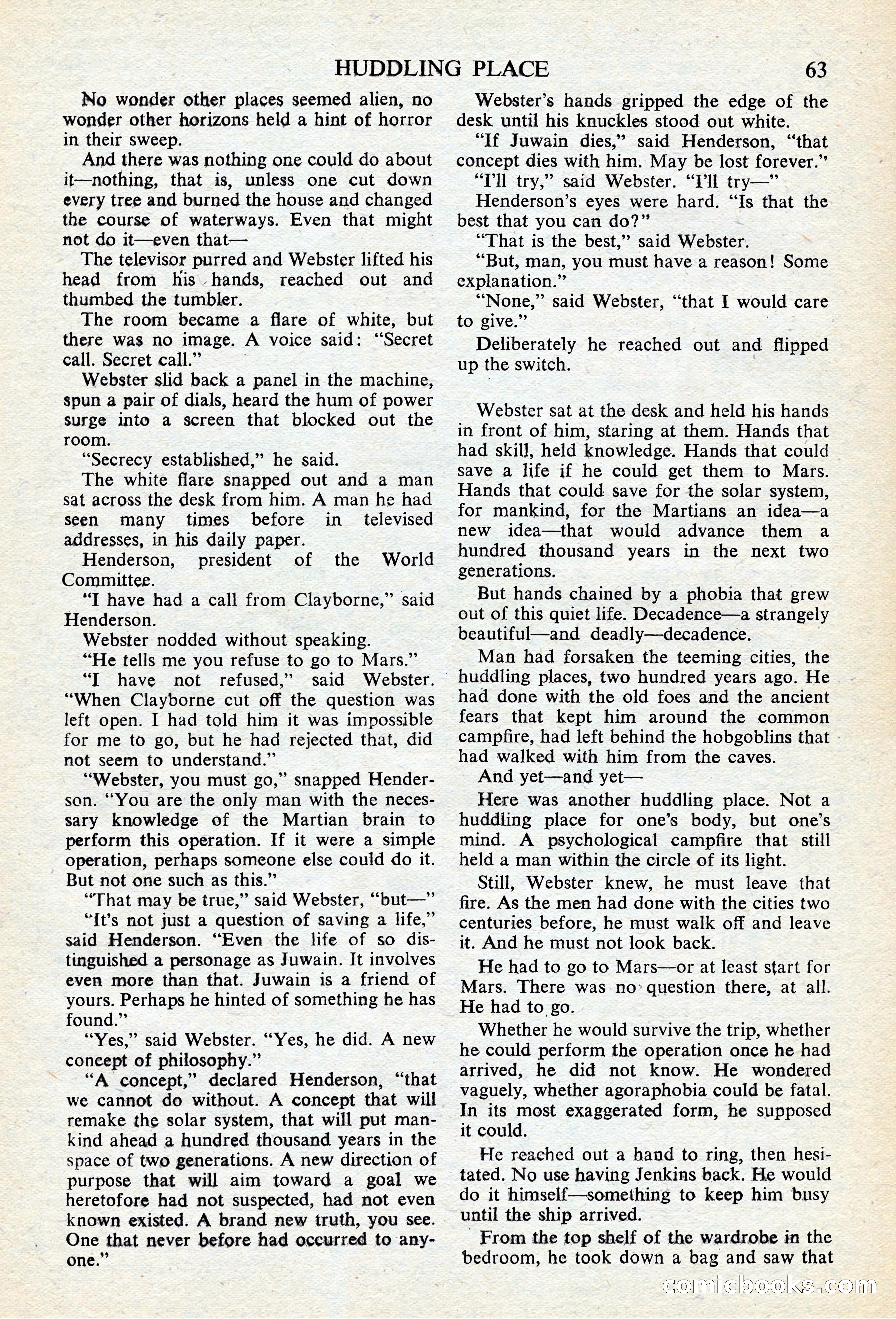 Astounding Science Fiction (British edition) — page 65 of 68