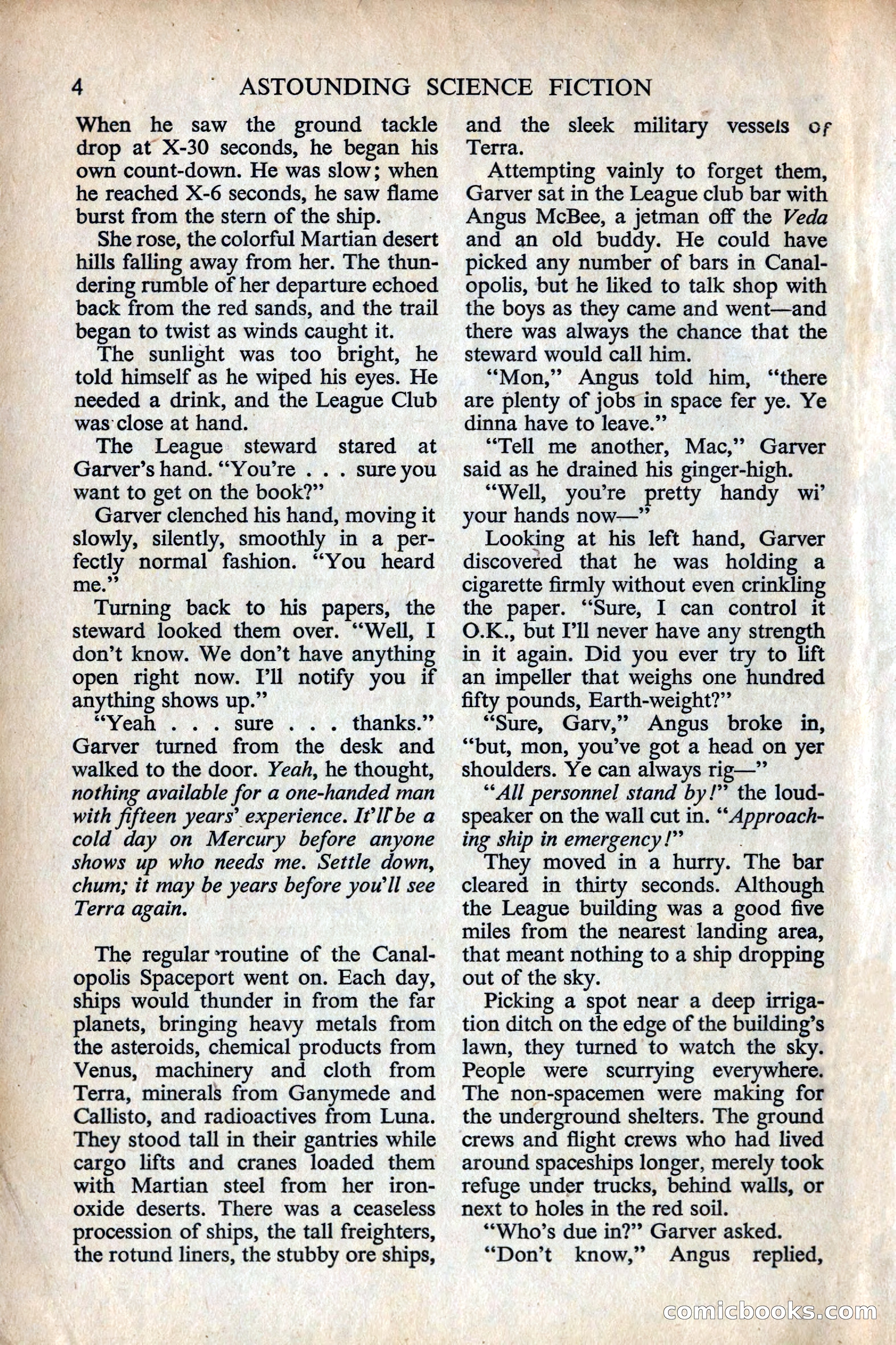 Astounding Science Fiction, British Edition — page 6 of 132