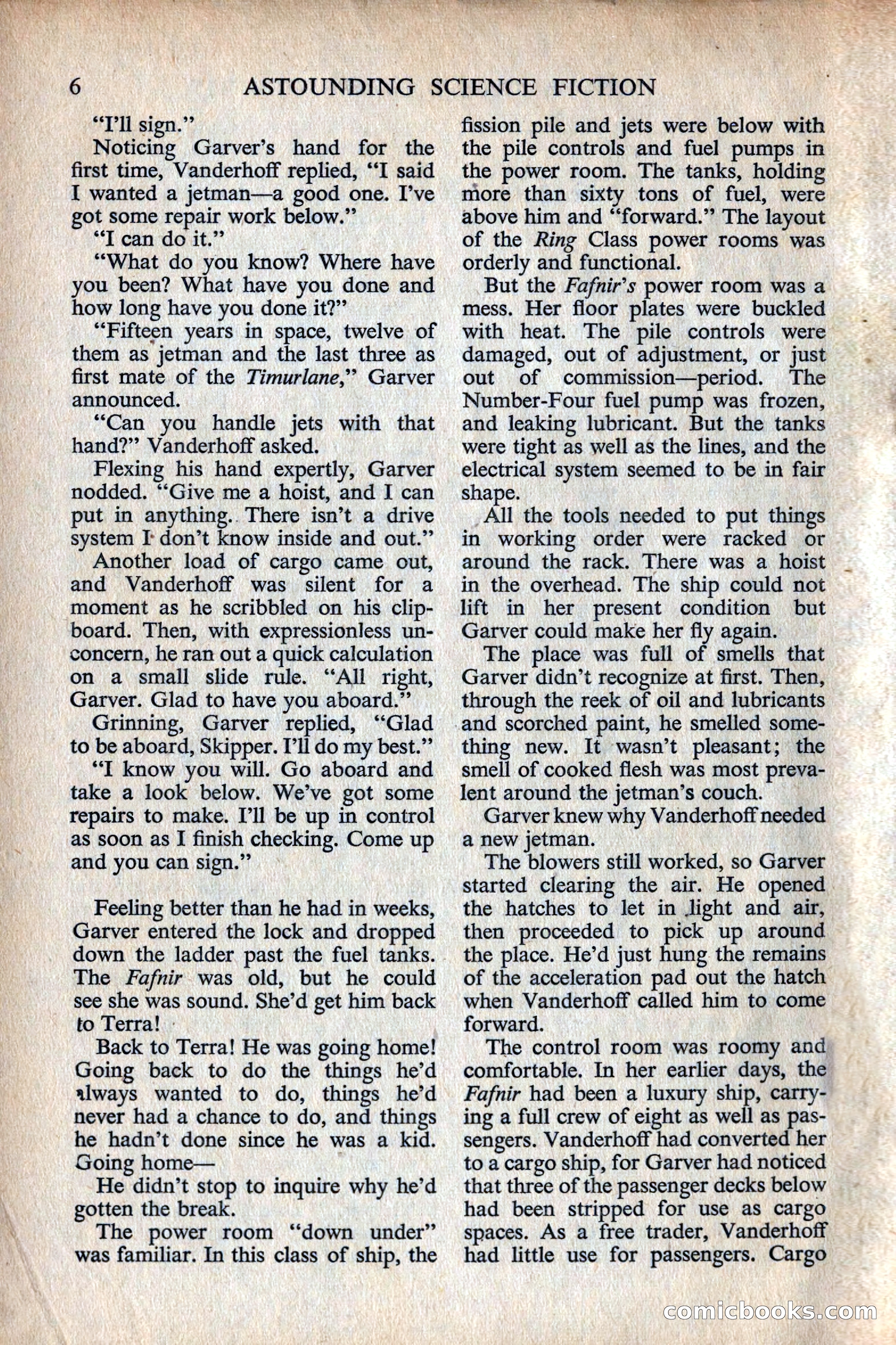 Astounding Science Fiction, British Edition — page 8 of 132