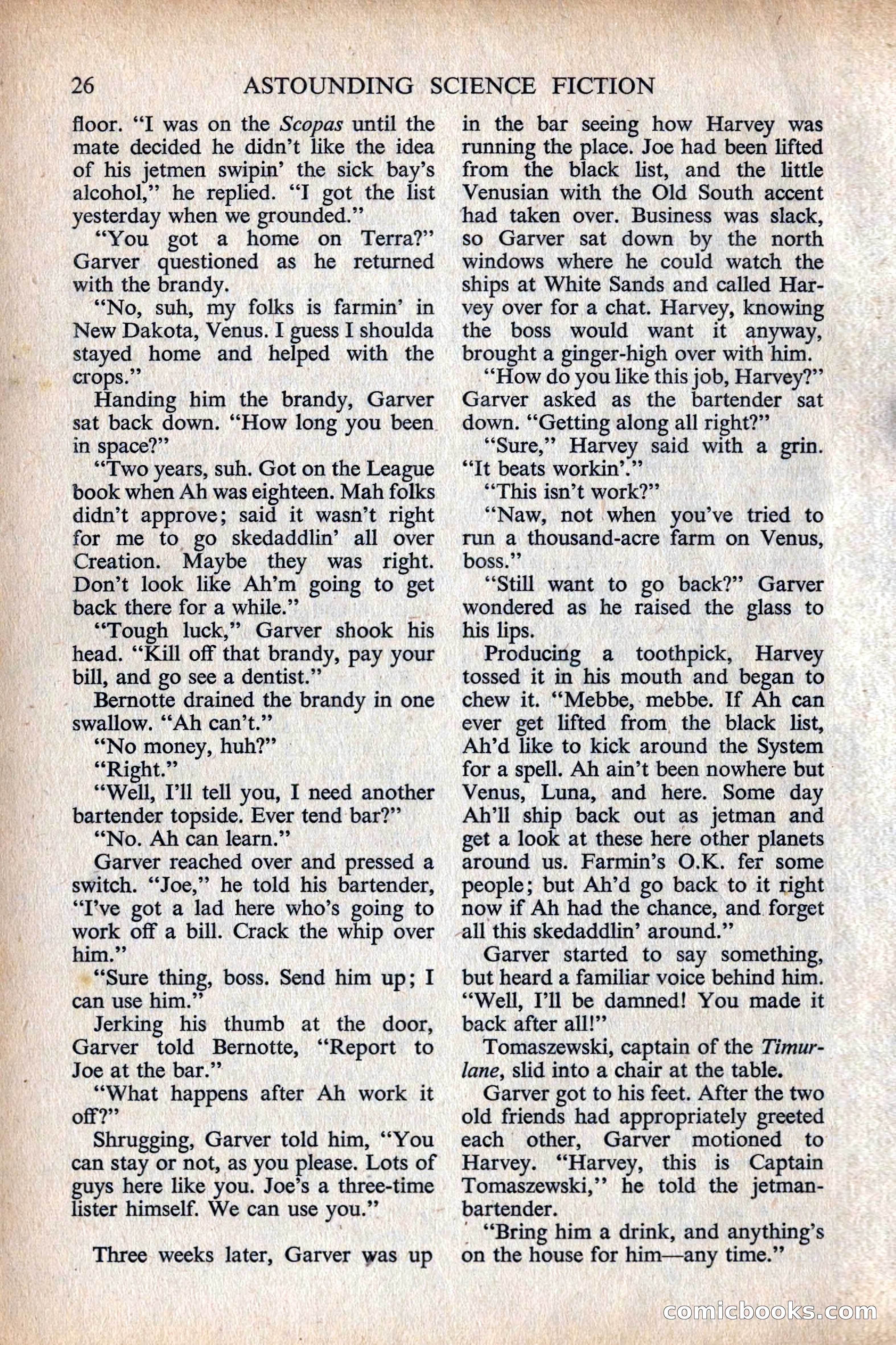 Astounding Science Fiction, British Edition — page 28 of 132