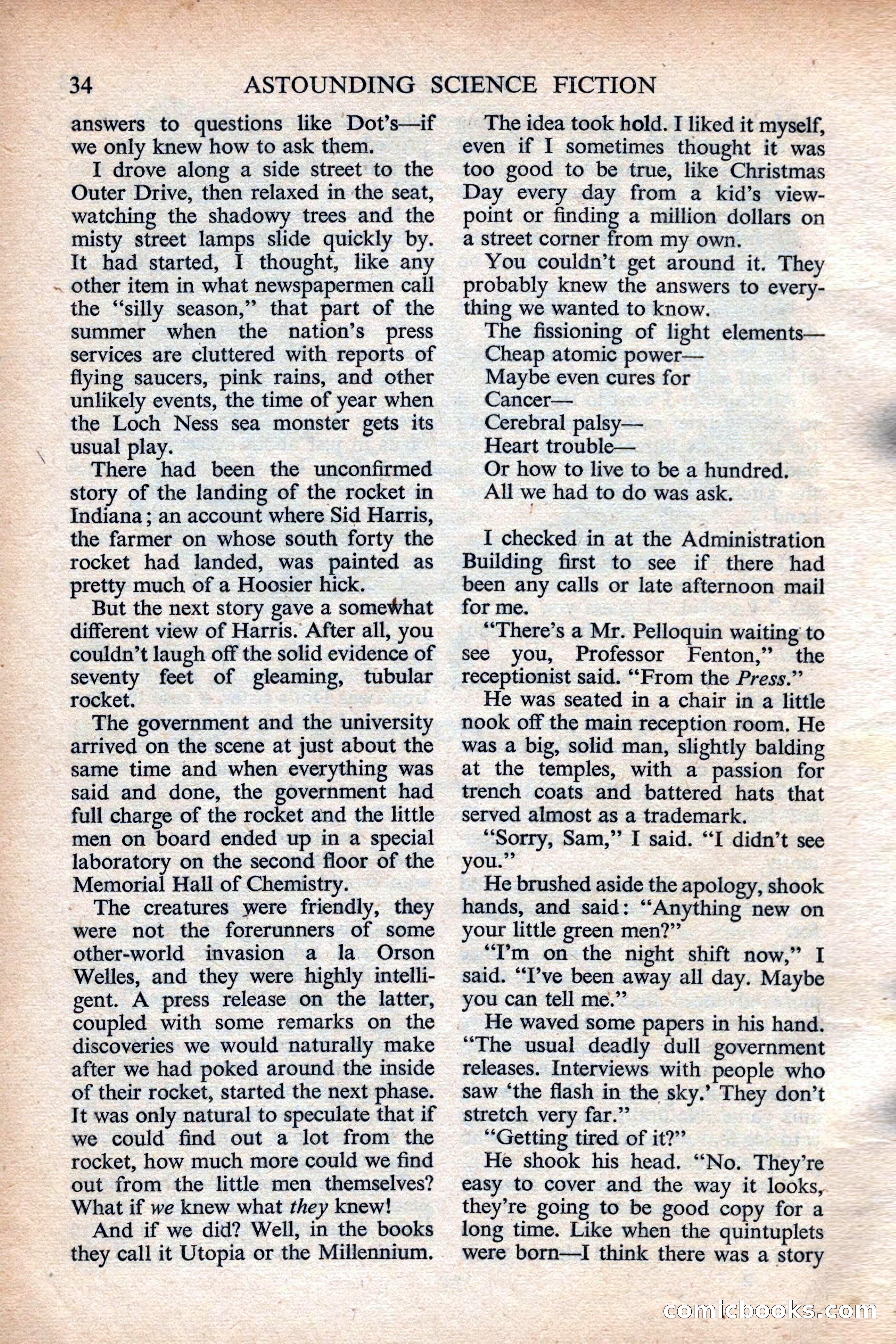 Astounding Science Fiction, British Edition — page 36 of 132