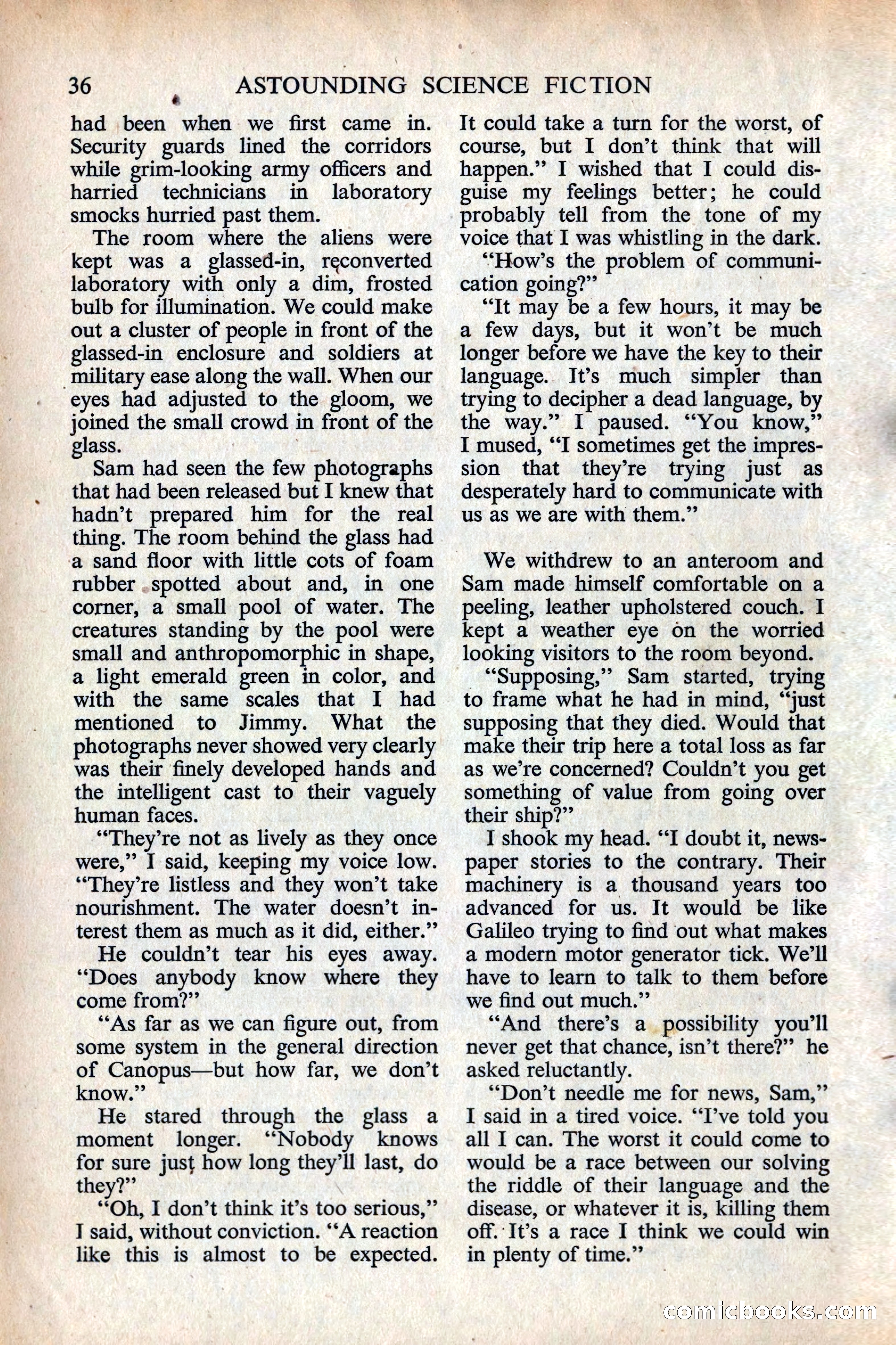 Astounding Science Fiction, British Edition — page 38 of 132