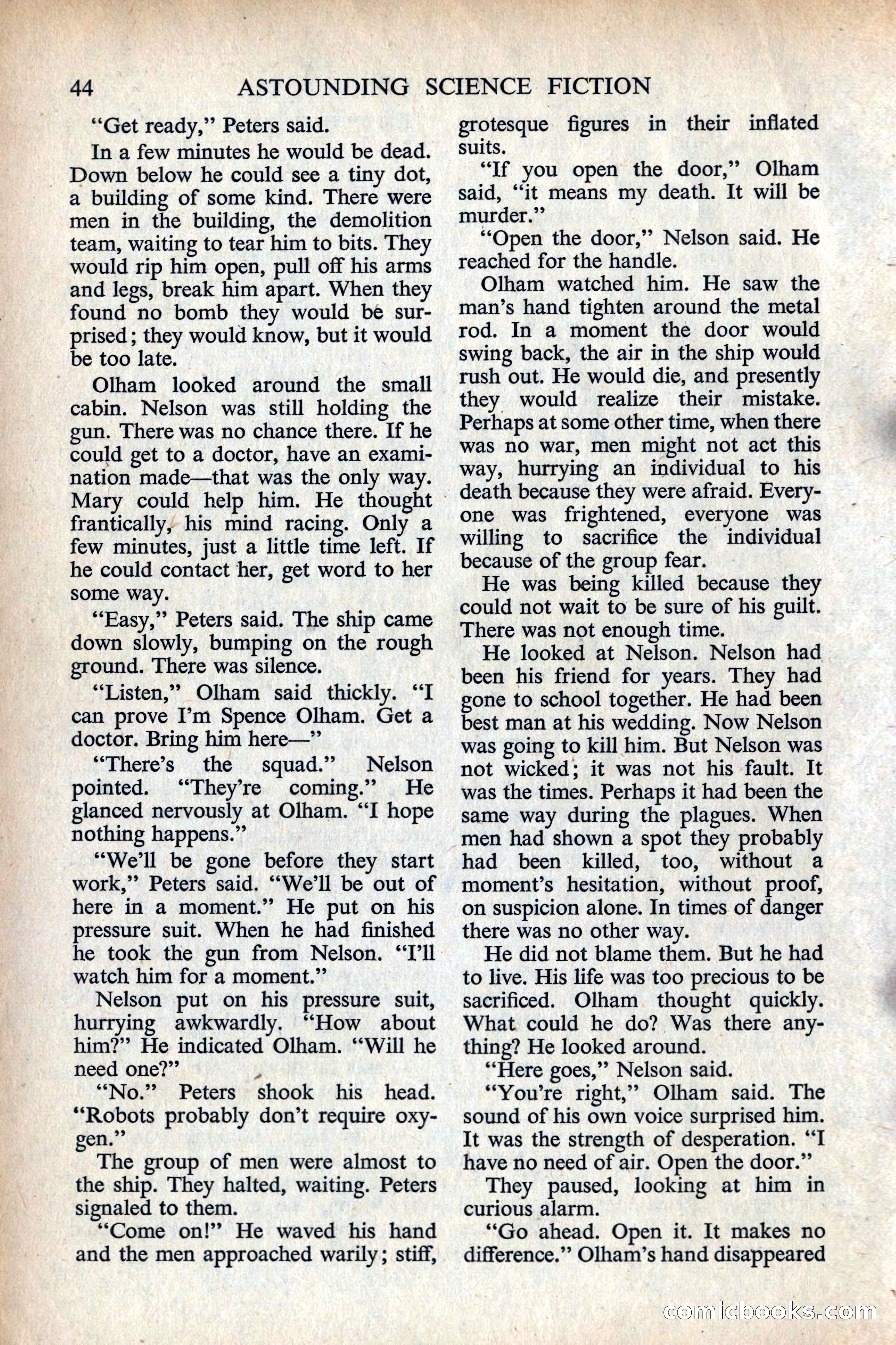 Astounding Science Fiction, British Edition — page 46 of 132