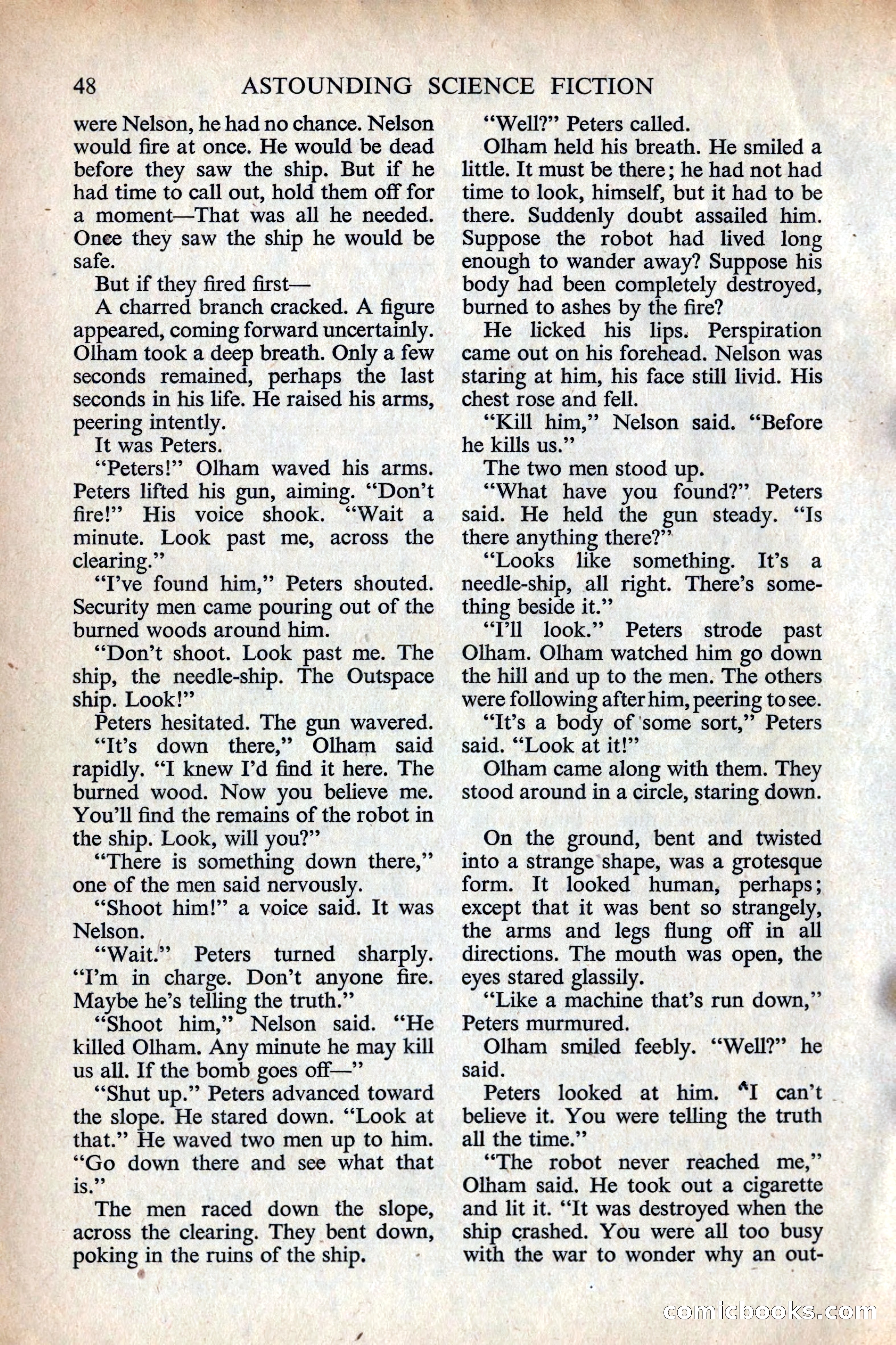 Astounding Science Fiction, British Edition — page 50 of 132