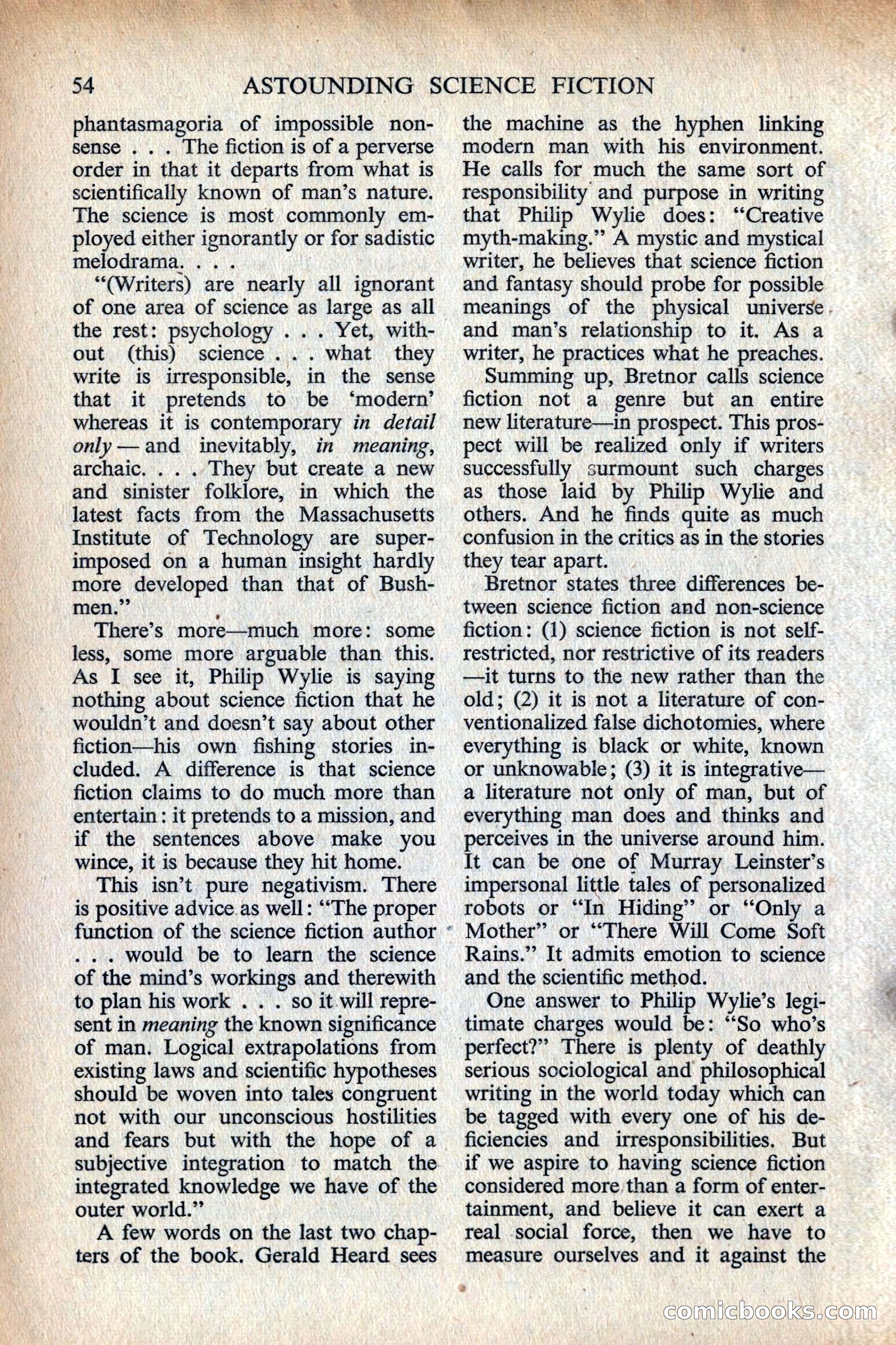 Astounding Science Fiction, British Edition — page 56 of 132