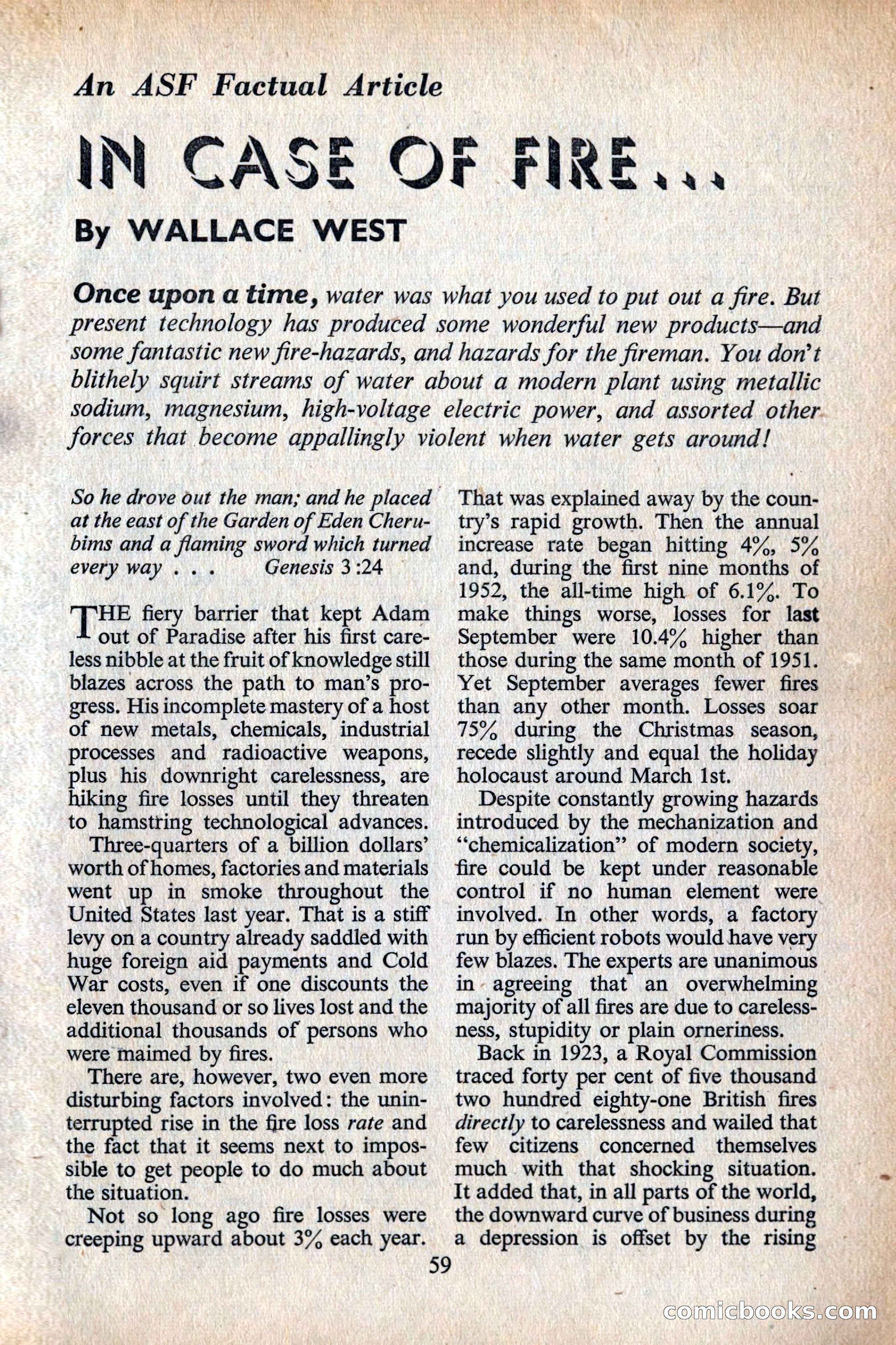 Astounding Science Fiction, British Edition — page 61 of 132
