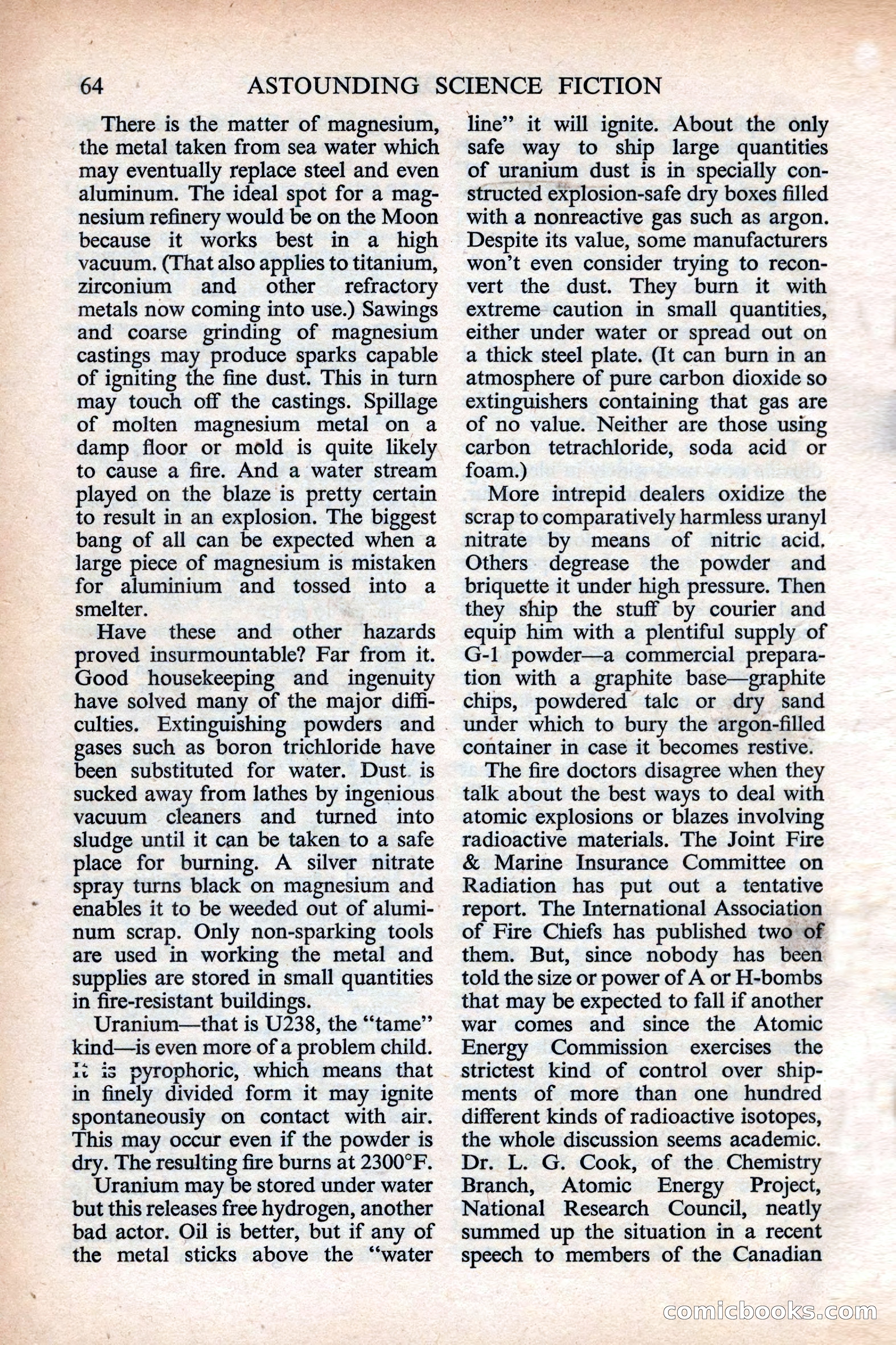 Astounding Science Fiction, British Edition — page 66 of 132