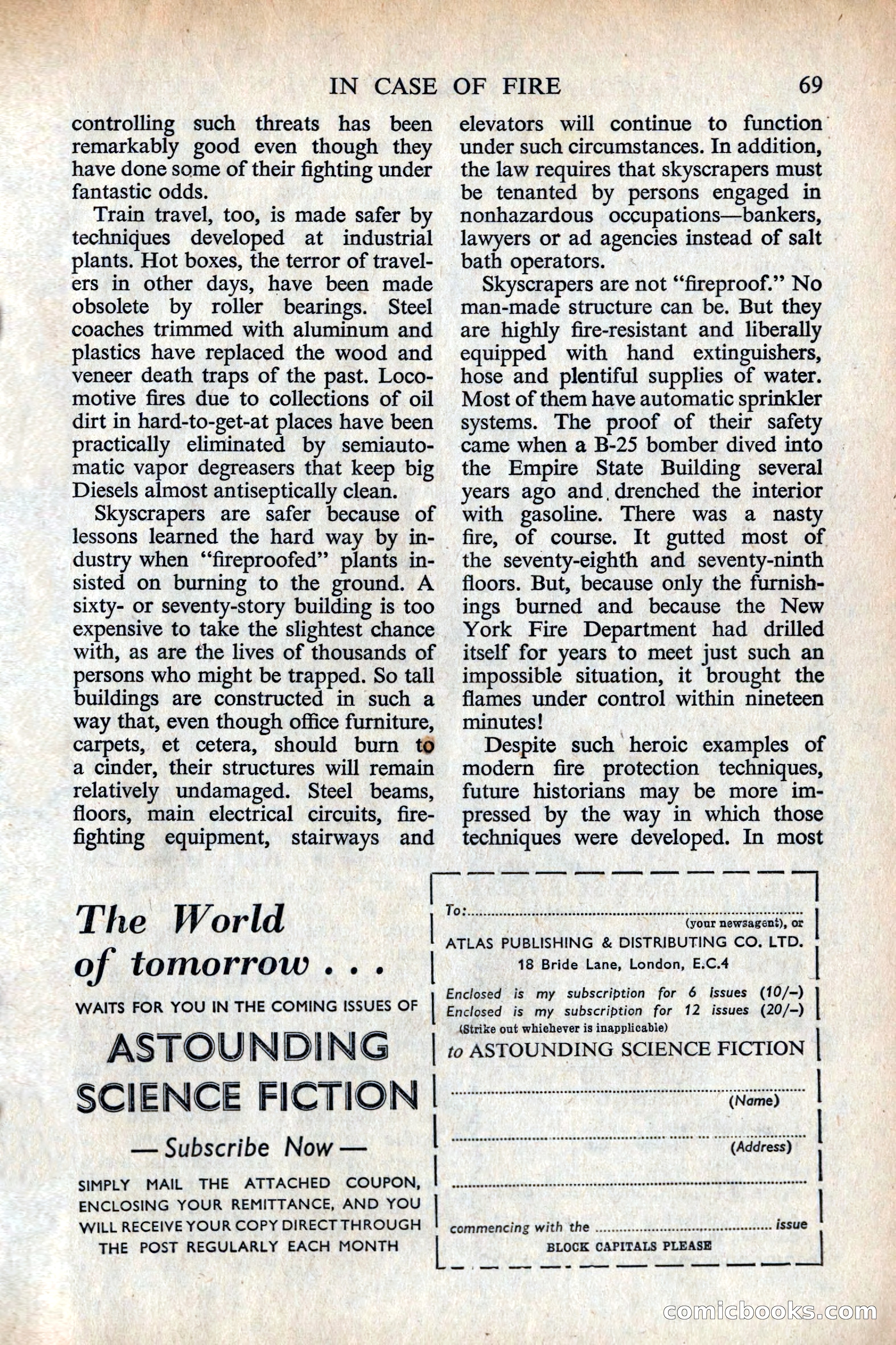Astounding Science Fiction, British Edition — page 71 of 132