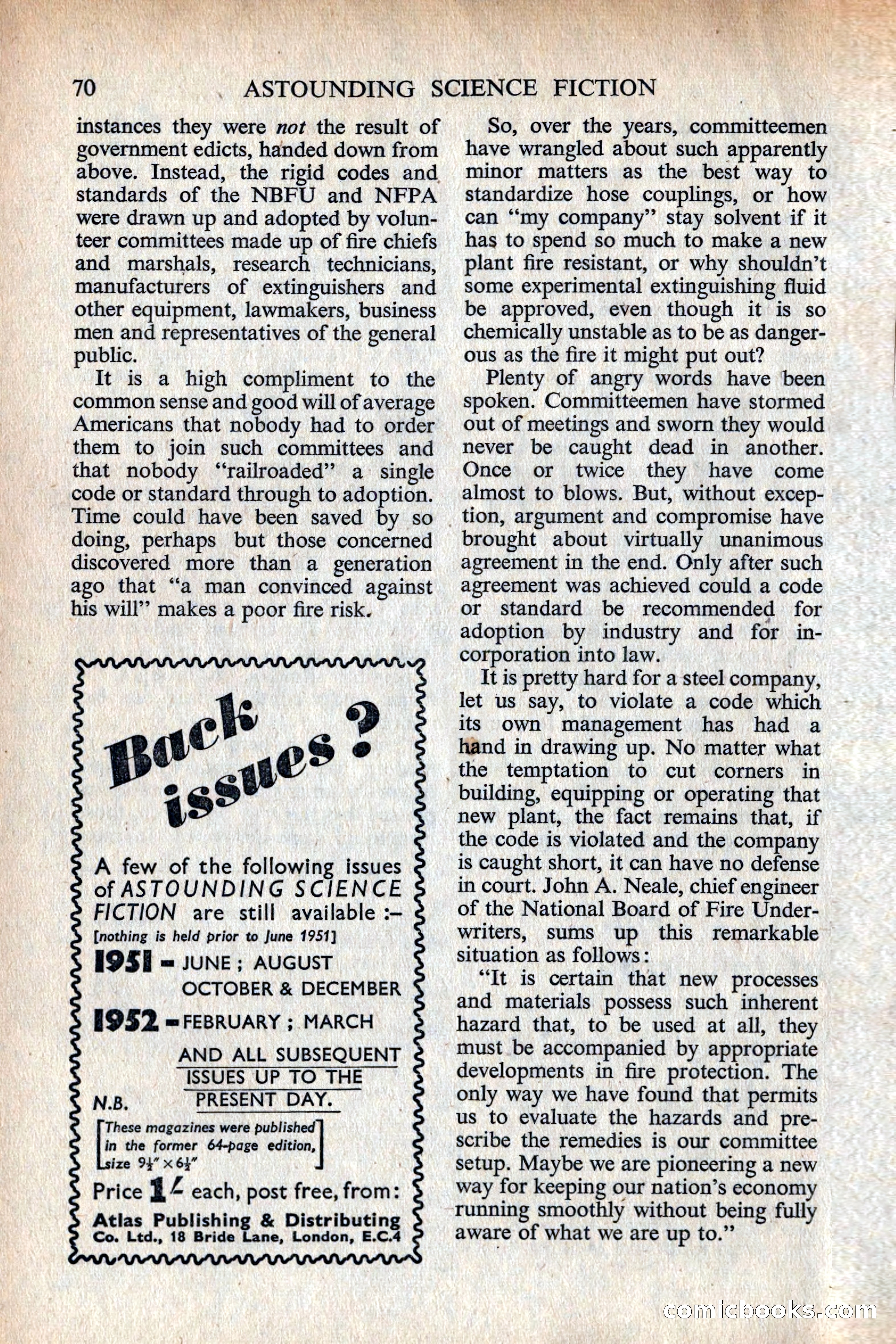 Astounding Science Fiction, British Edition — page 72 of 132