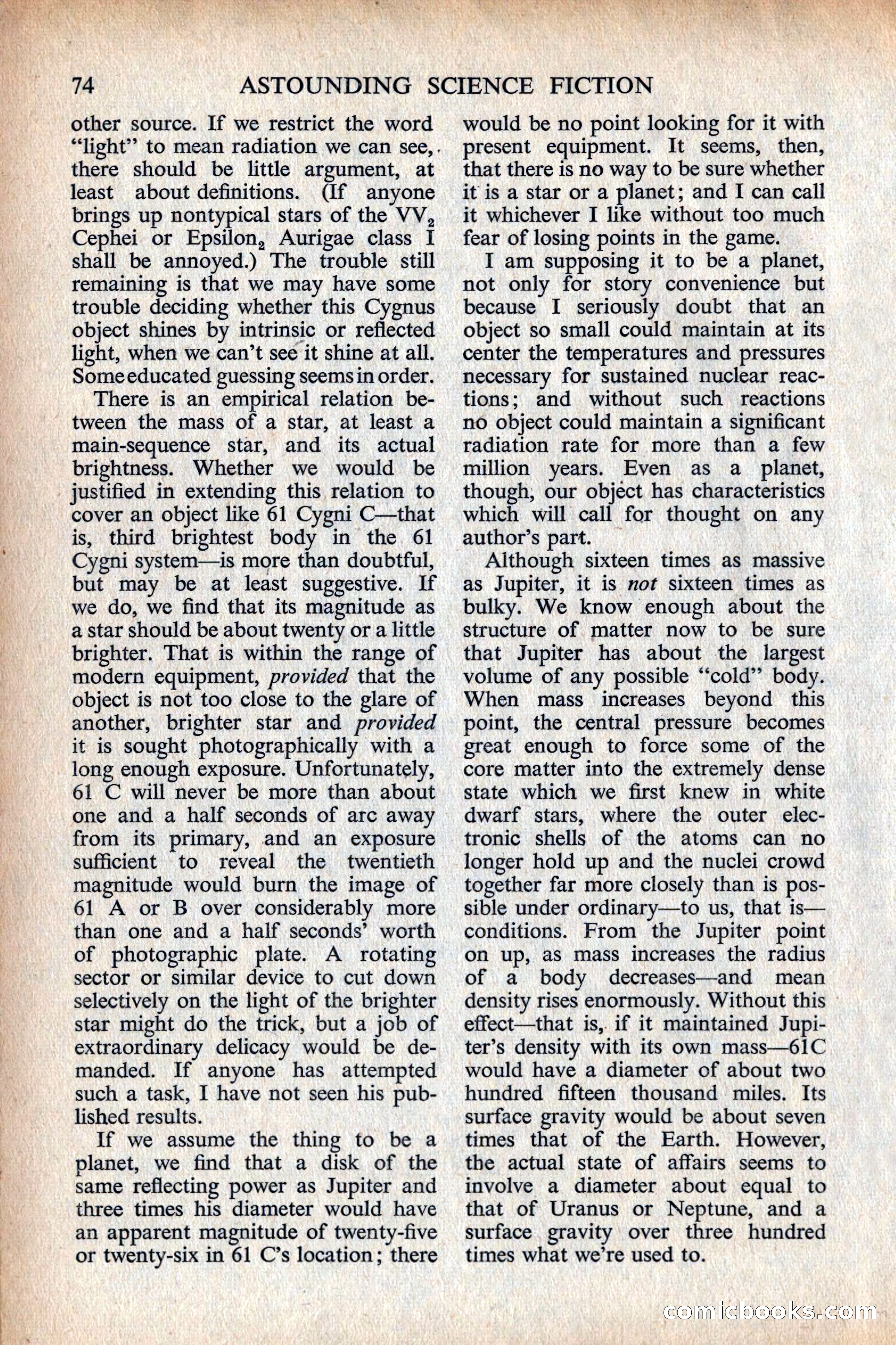 Astounding Science Fiction, British Edition — page 76 of 132
