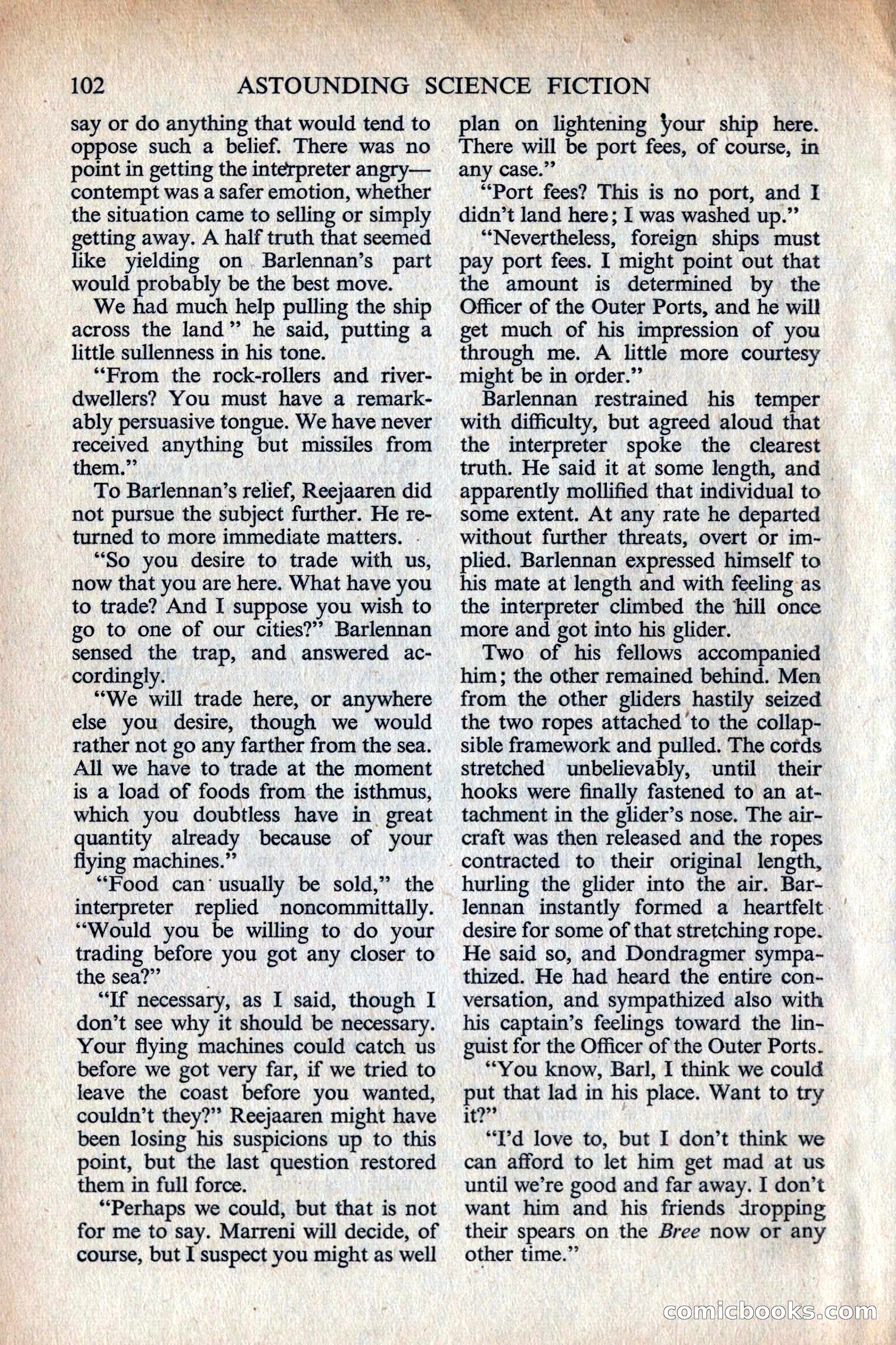 Astounding Science Fiction, British Edition — page 104 of 132