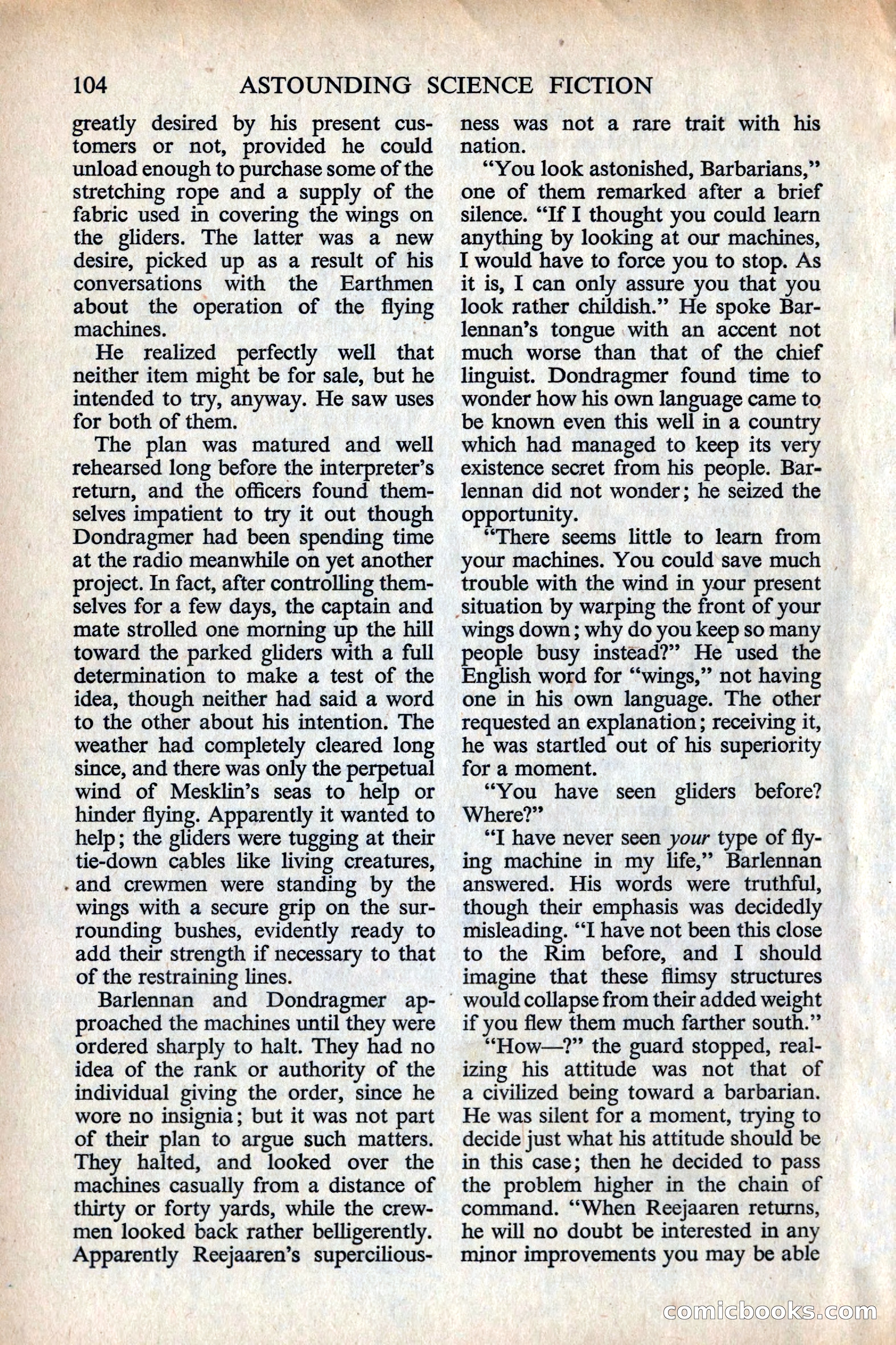 Astounding Science Fiction, British Edition — page 106 of 132