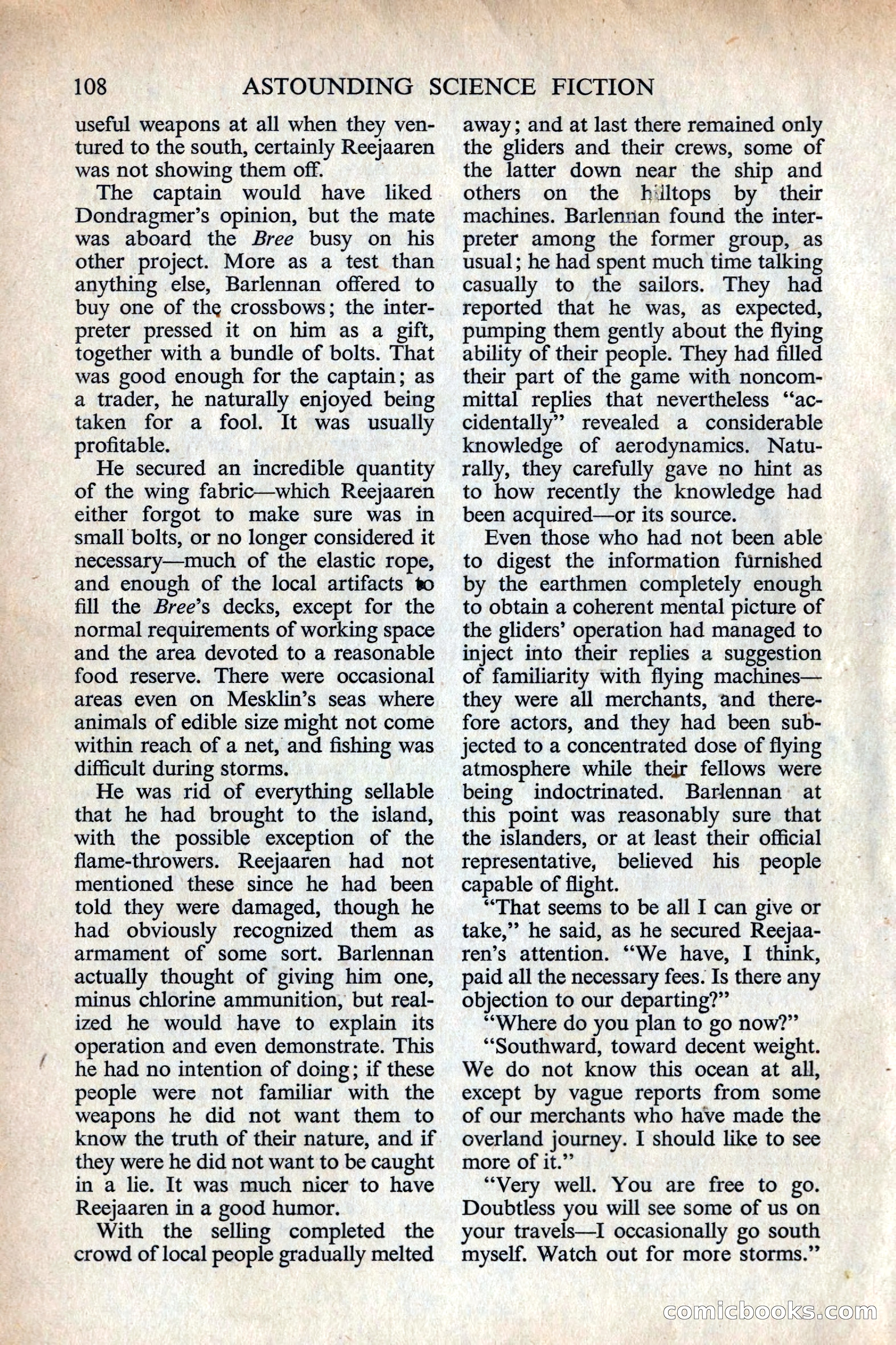 Astounding Science Fiction, British Edition — page 110 of 132