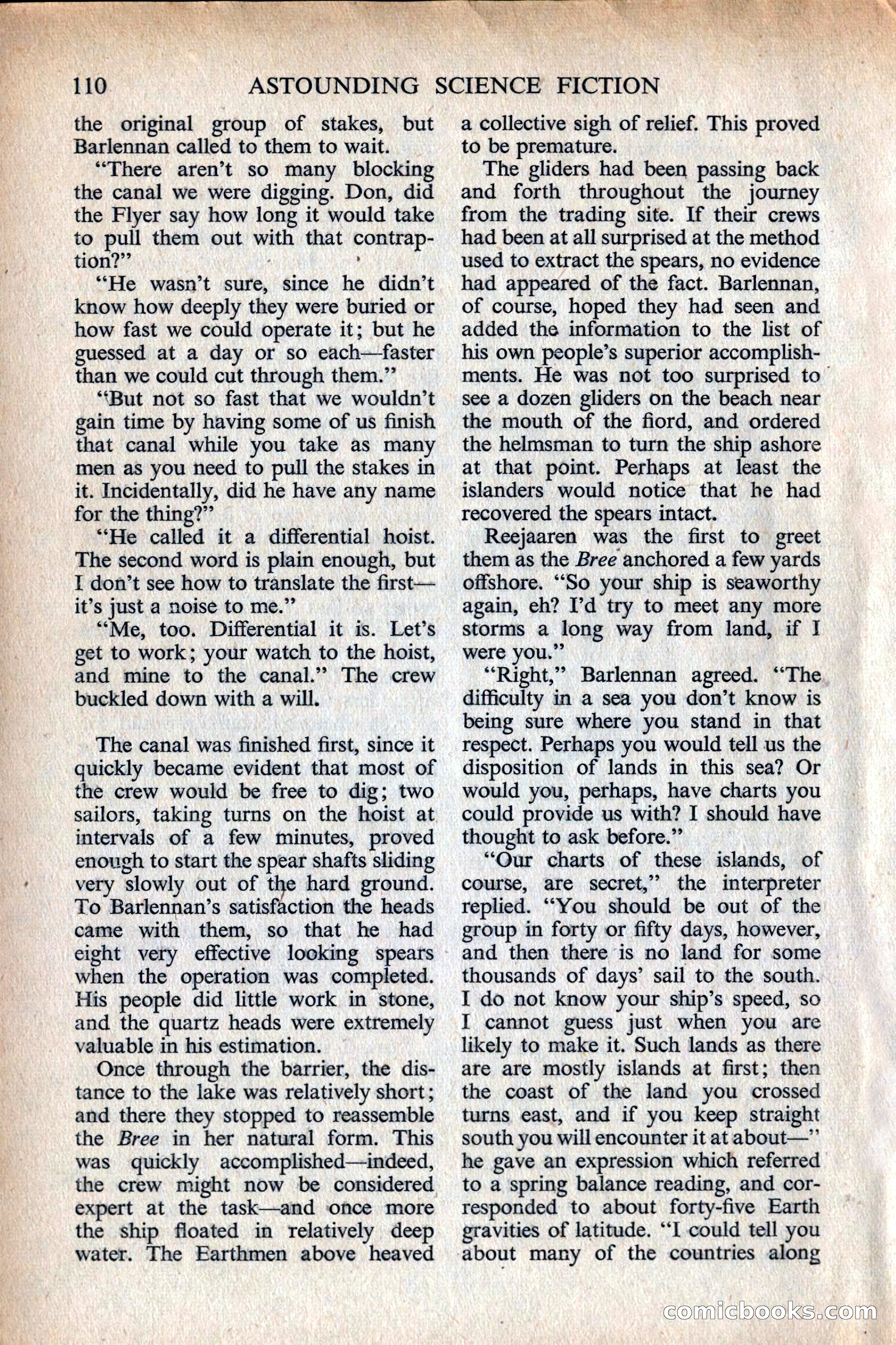 Astounding Science Fiction, British Edition — page 112 of 132