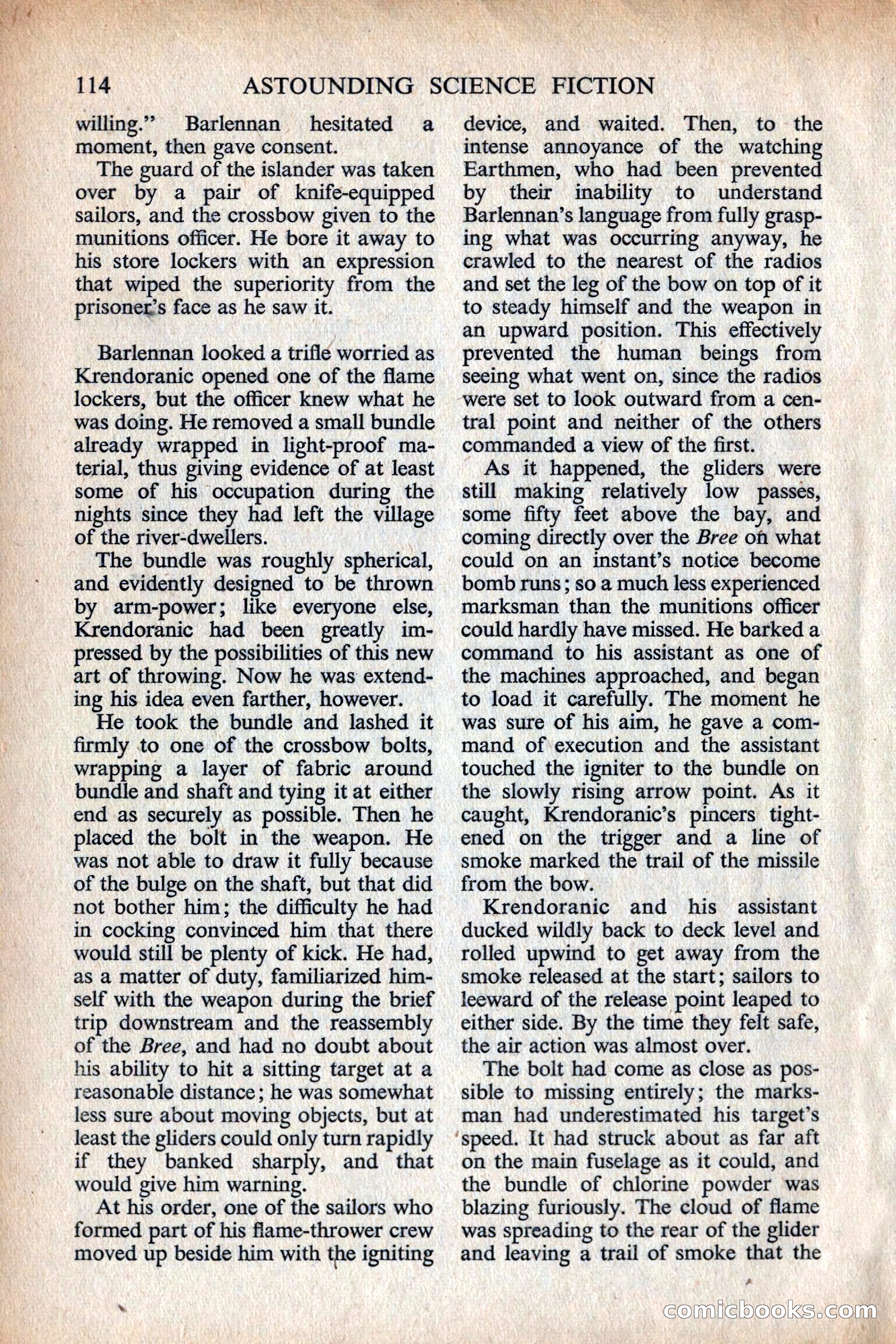 Astounding Science Fiction, British Edition — page 116 of 132
