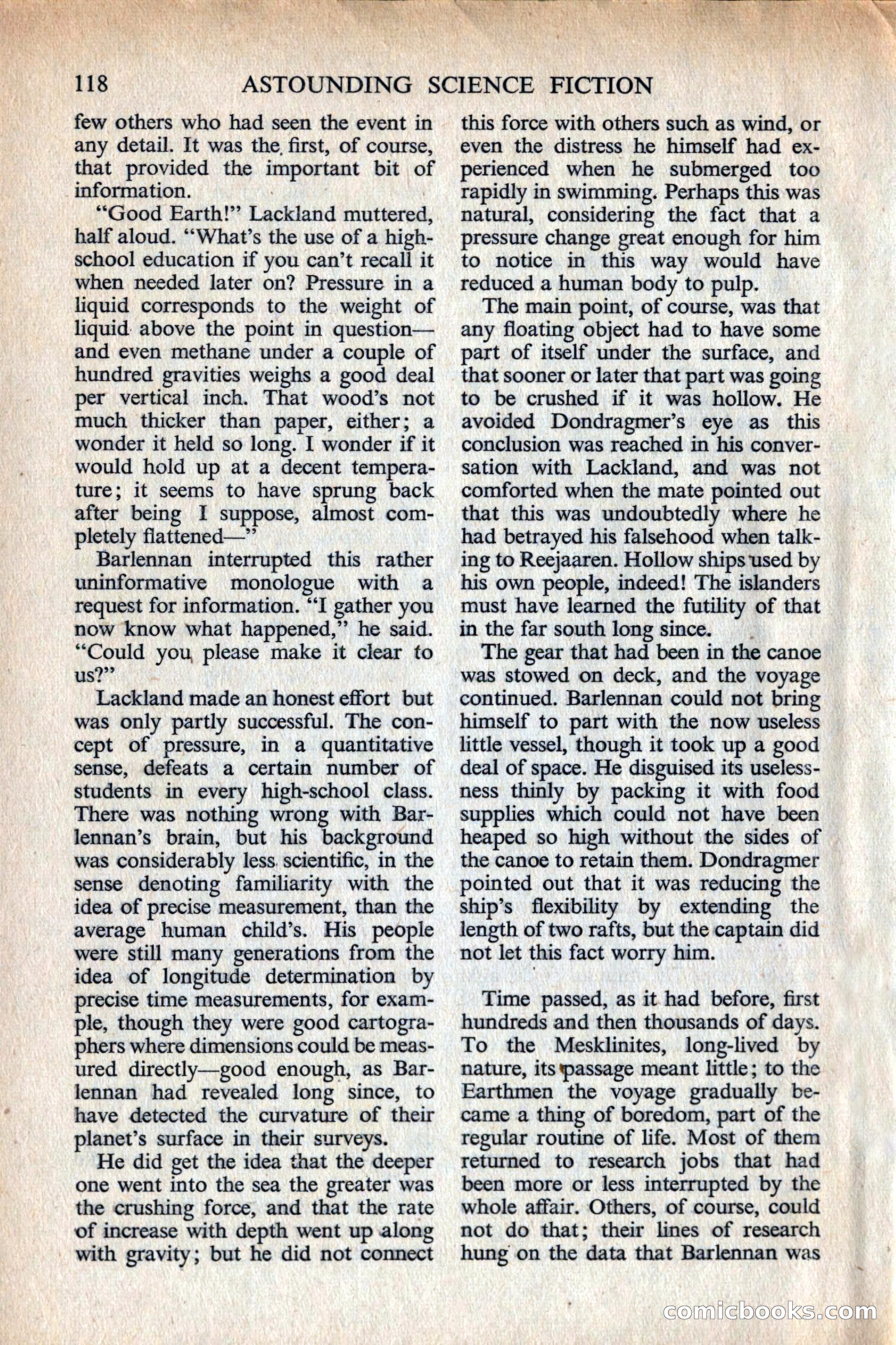 Astounding Science Fiction, British Edition — page 120 of 132
