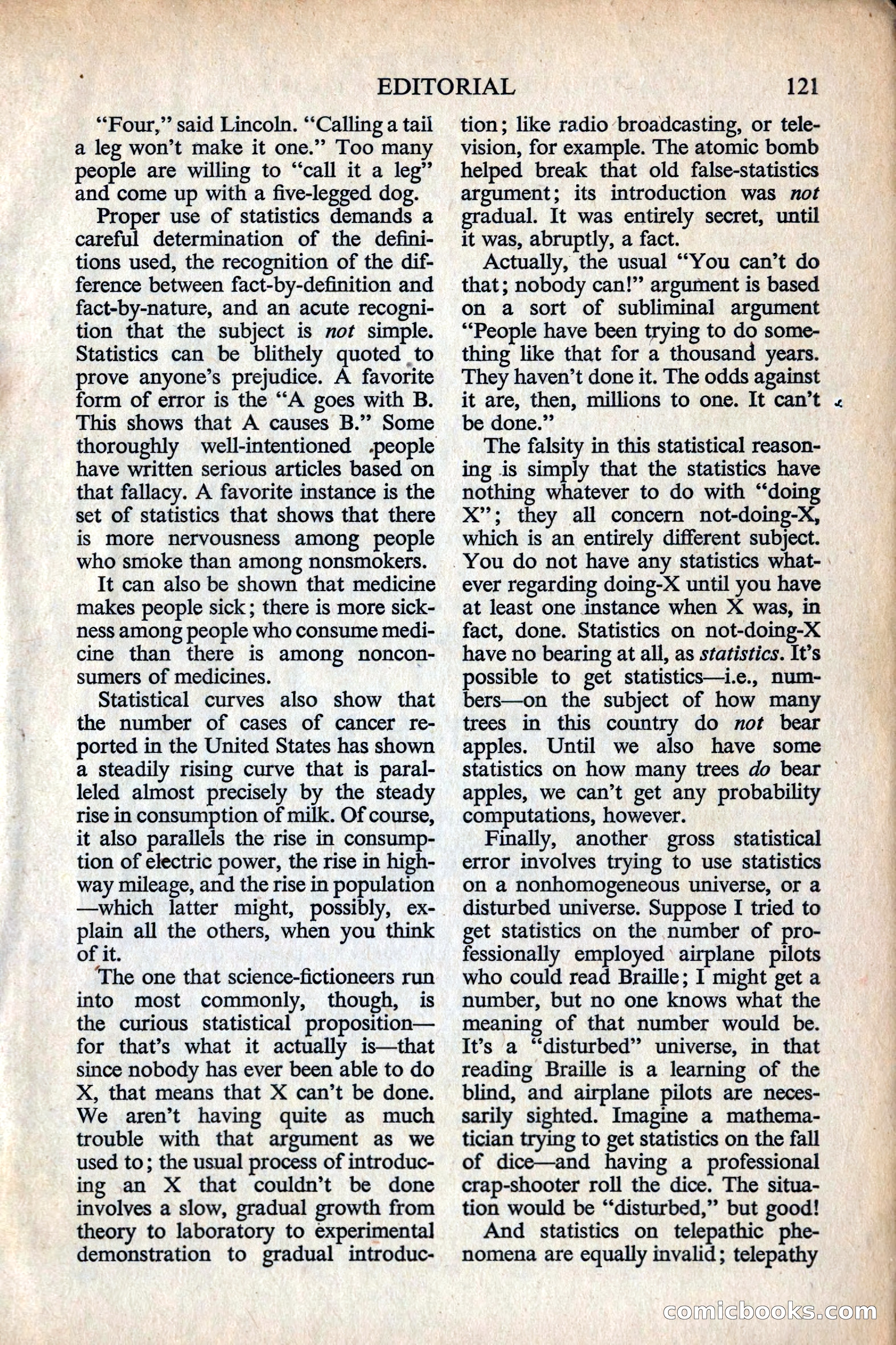 Astounding Science Fiction, British Edition — page 123 of 132