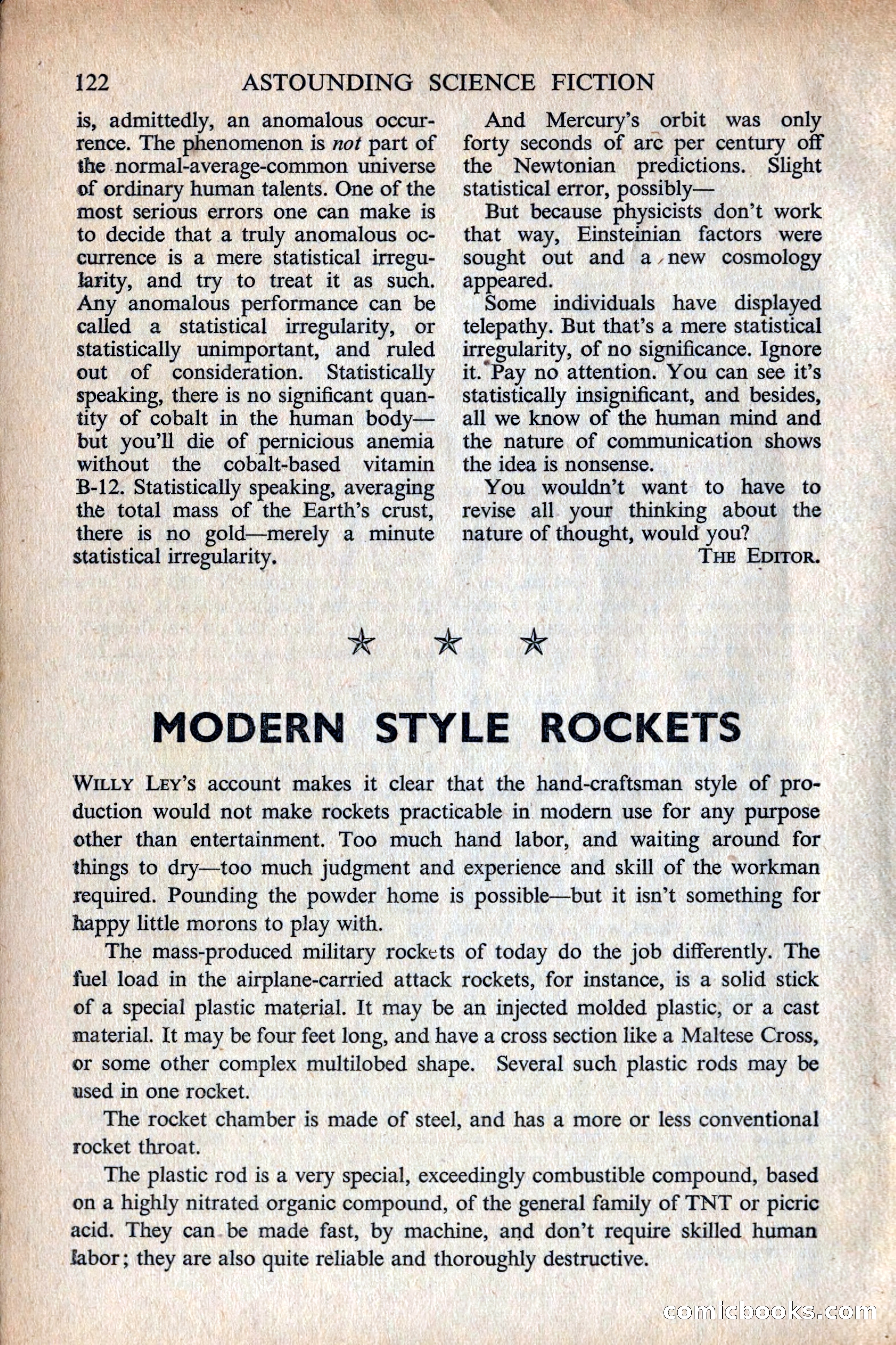 Astounding Science Fiction, British Edition — page 124 of 132