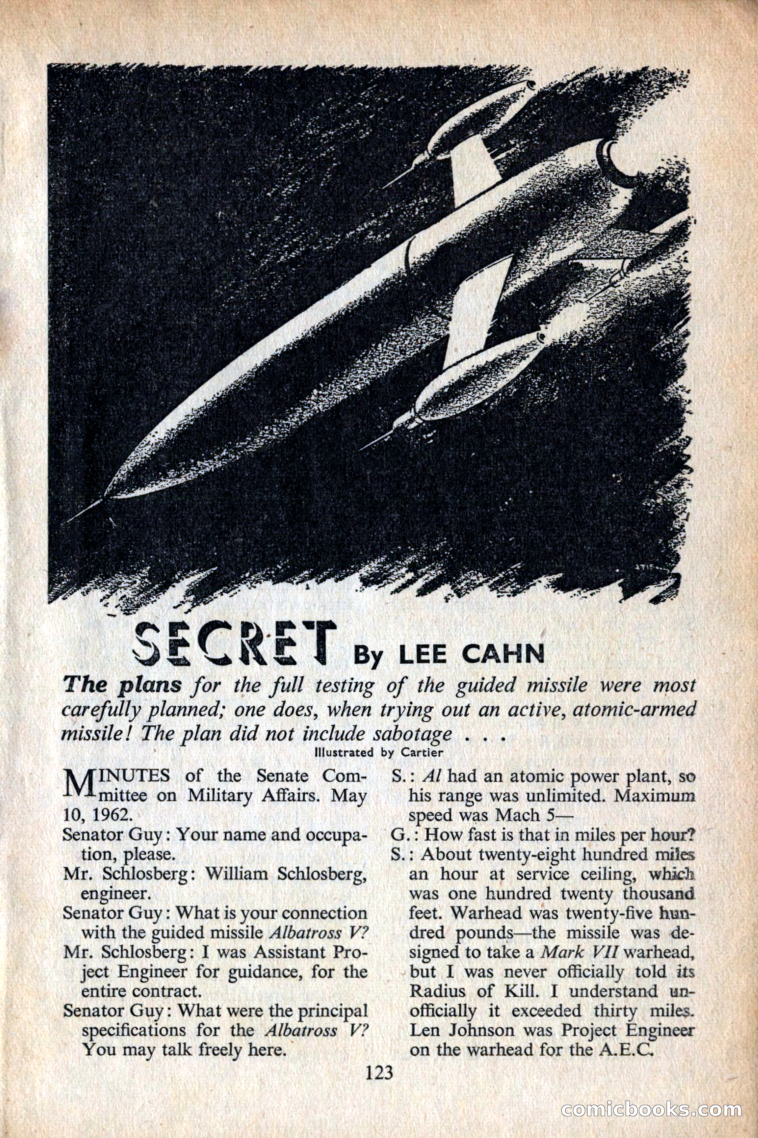Astounding Science Fiction, British Edition — page 125 of 132