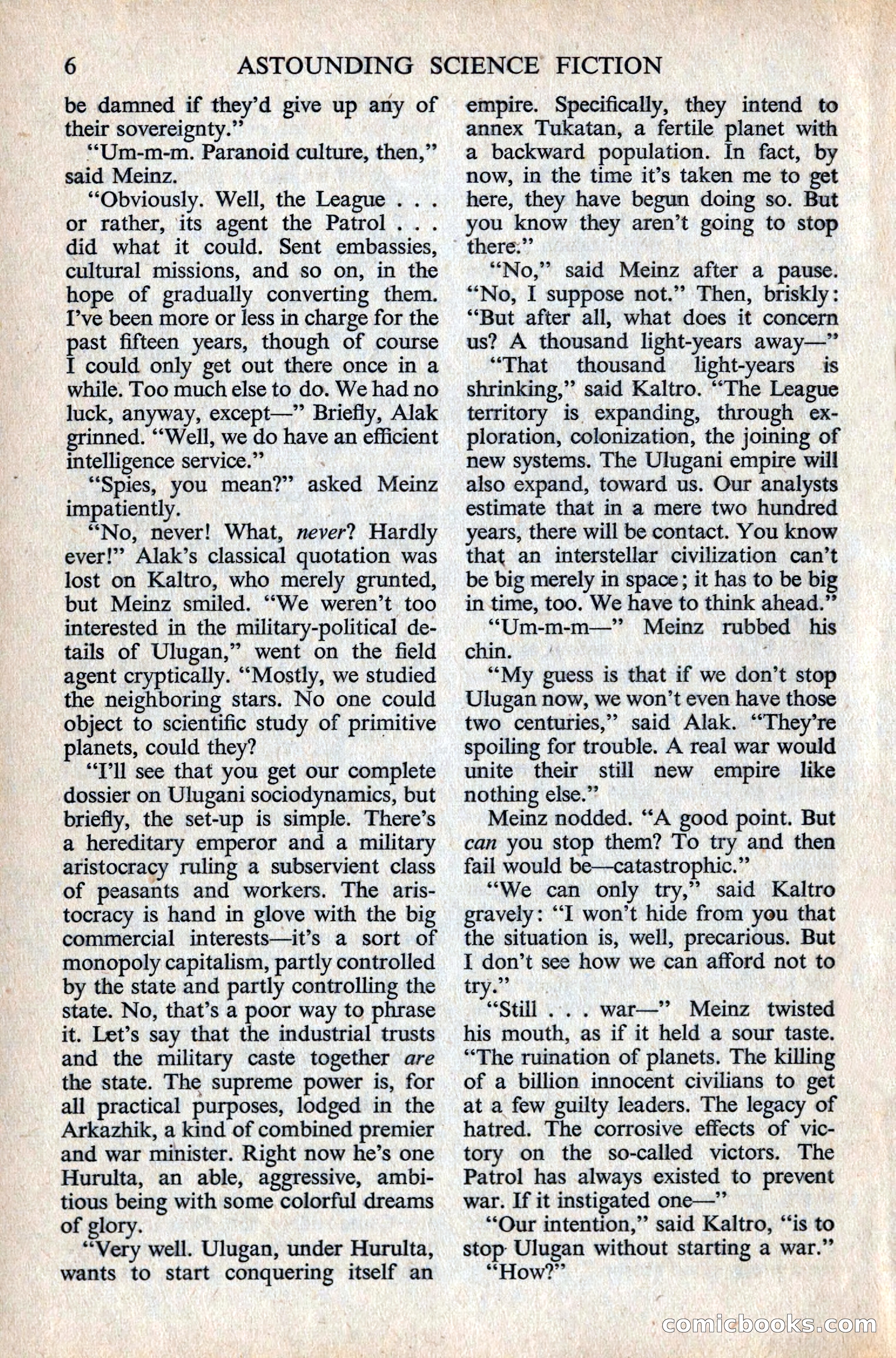 Astounding Science Fiction, British Edition — page 8 of 132