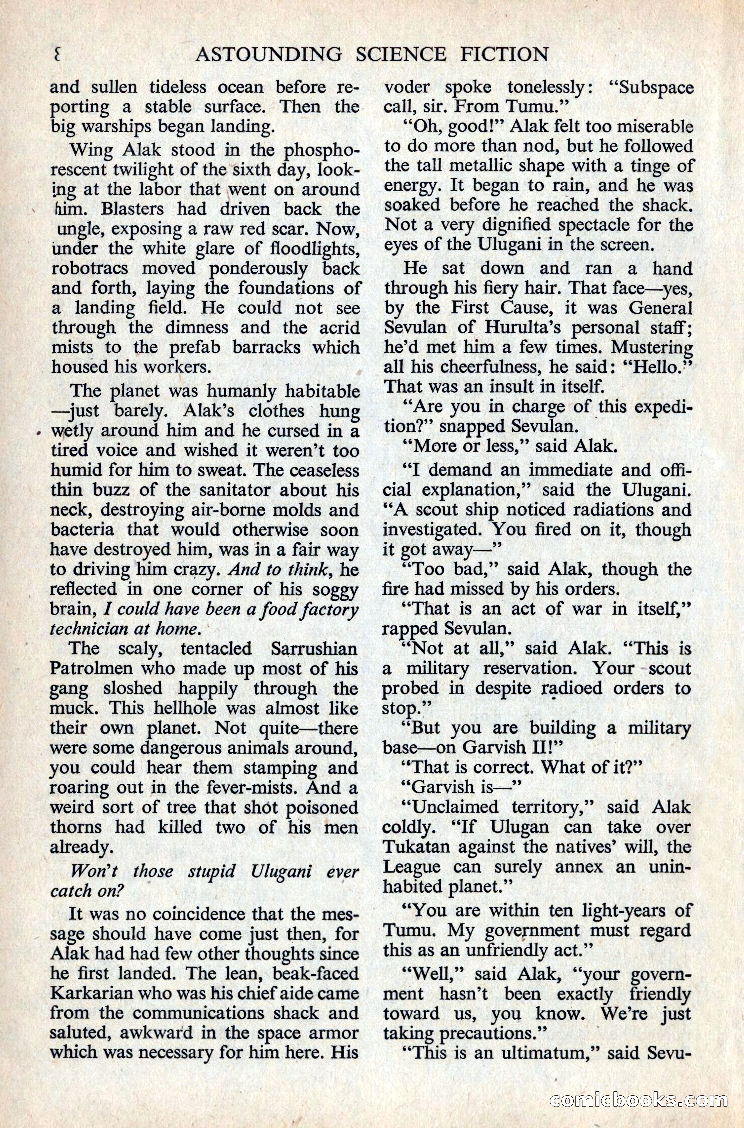 Astounding Science Fiction, British Edition — page 10 of 132