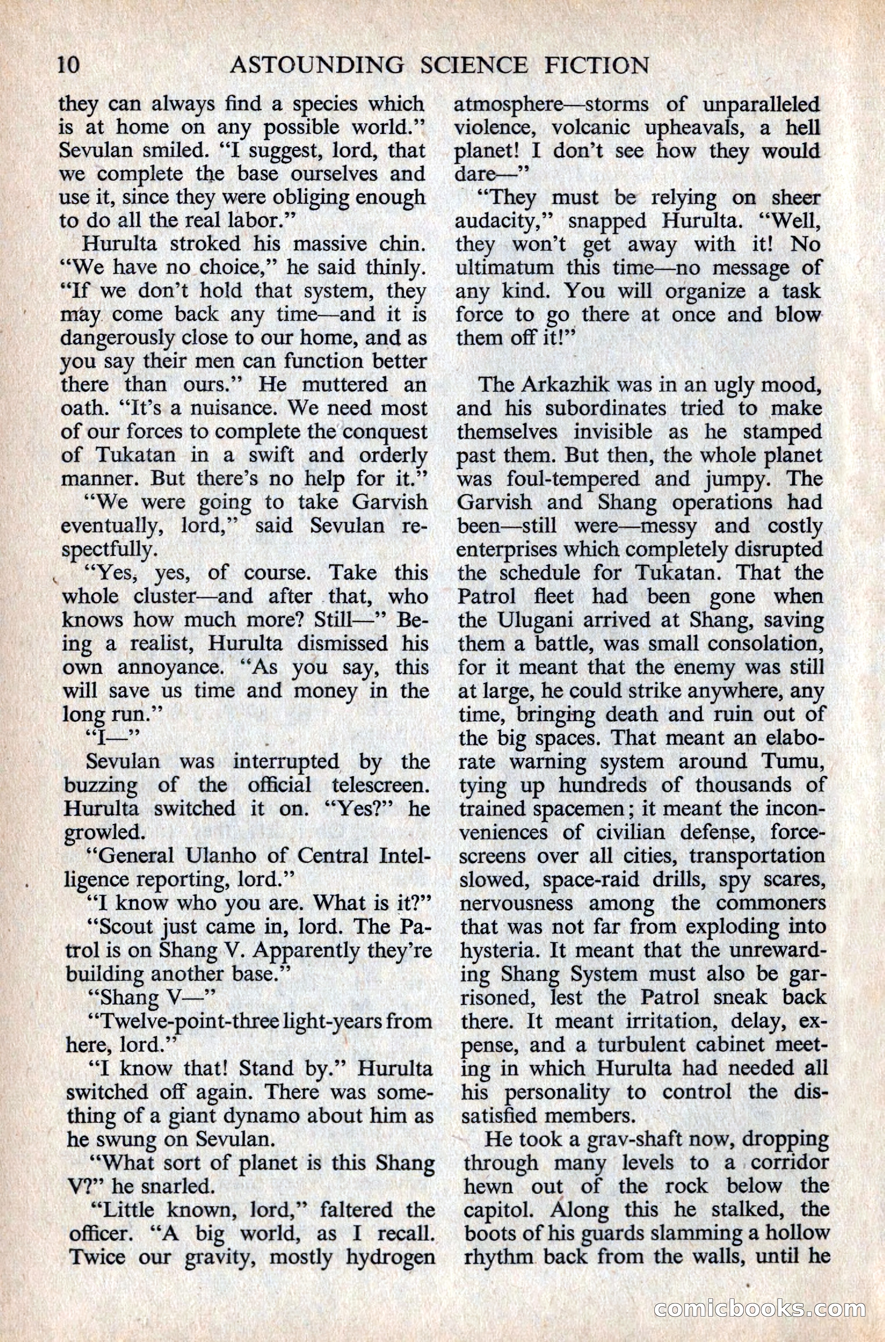 Astounding Science Fiction, British Edition — page 12 of 132