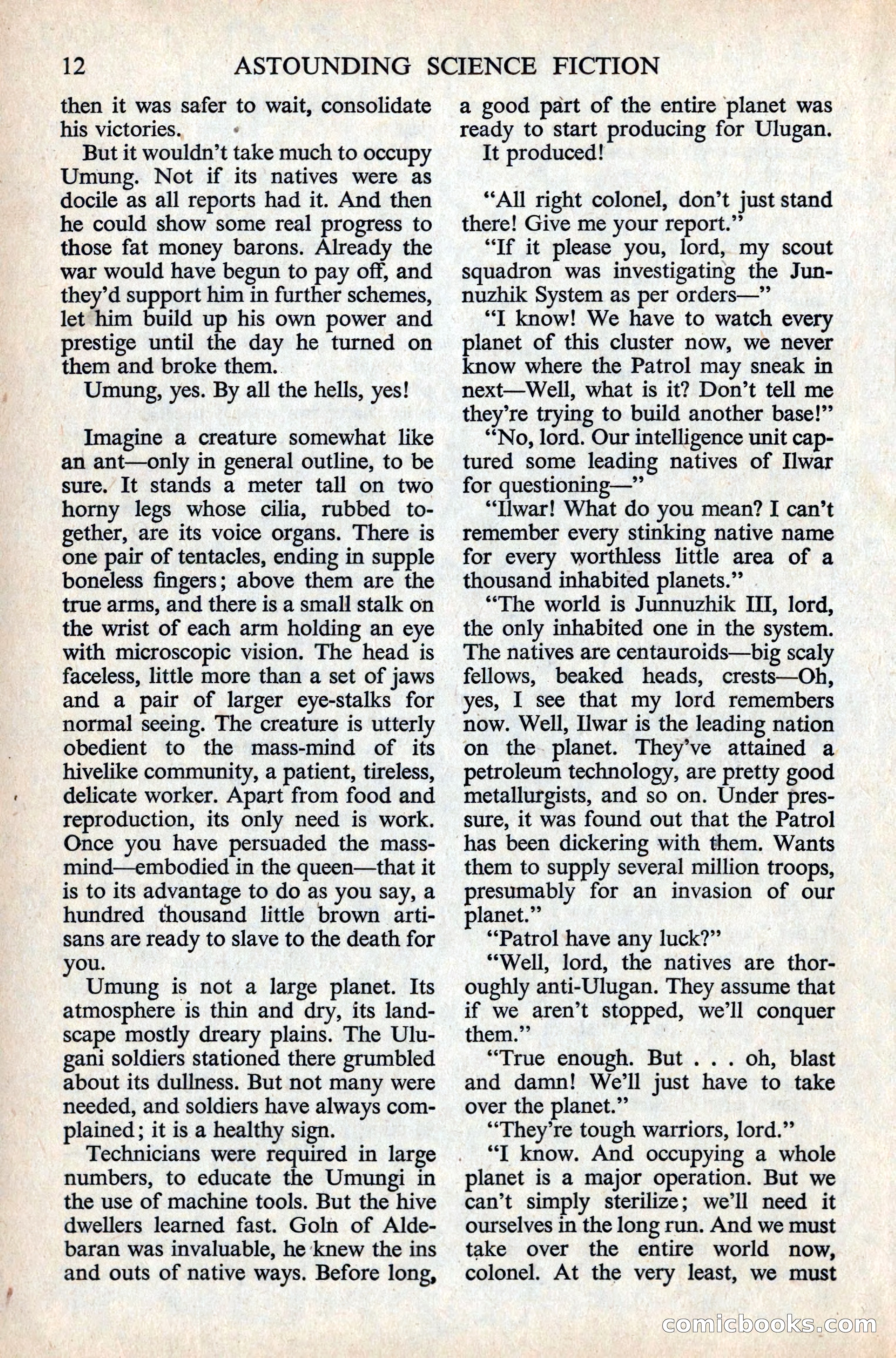 Astounding Science Fiction, British Edition — page 14 of 132