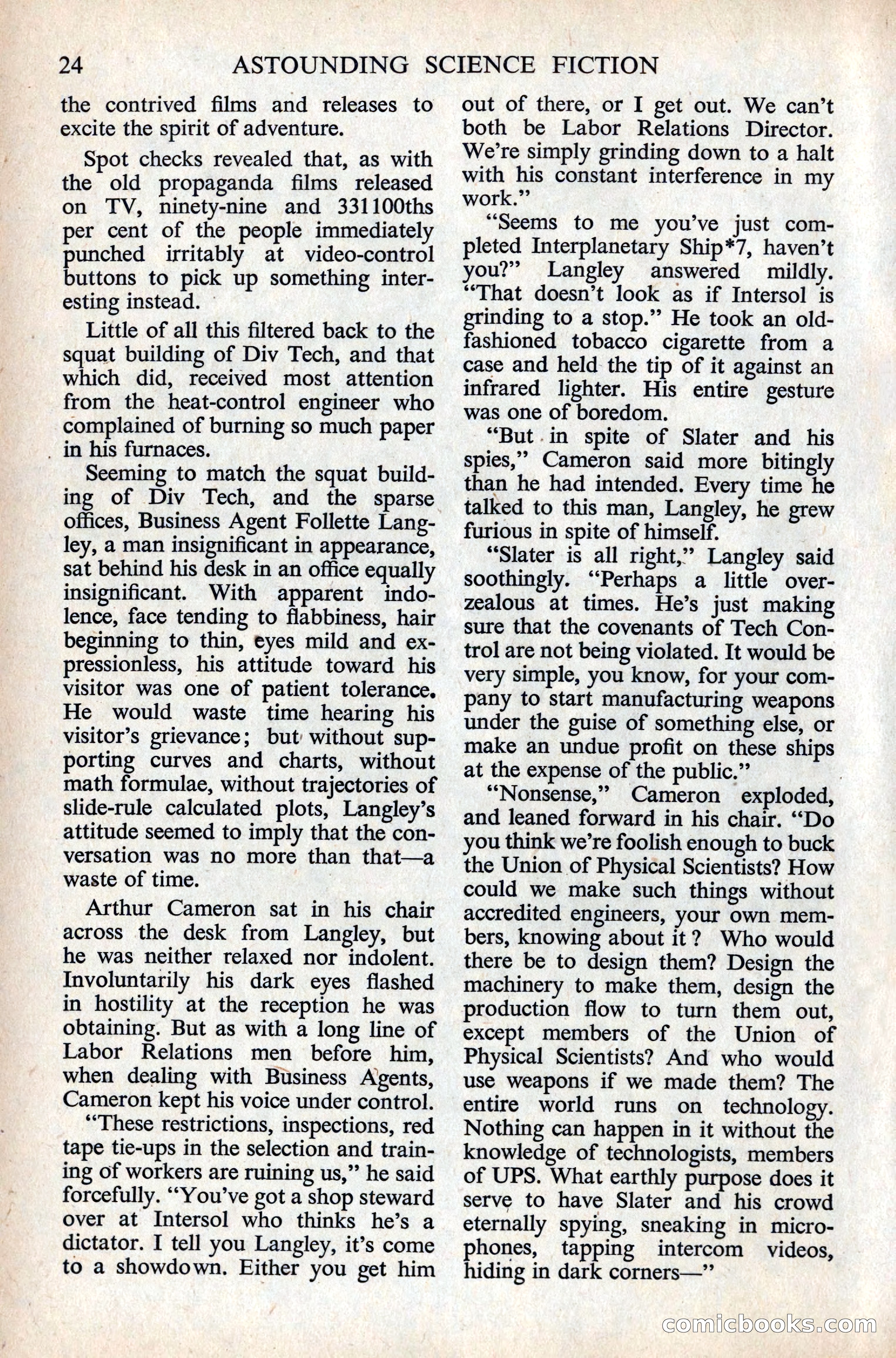 Astounding Science Fiction, British Edition — page 26 of 132